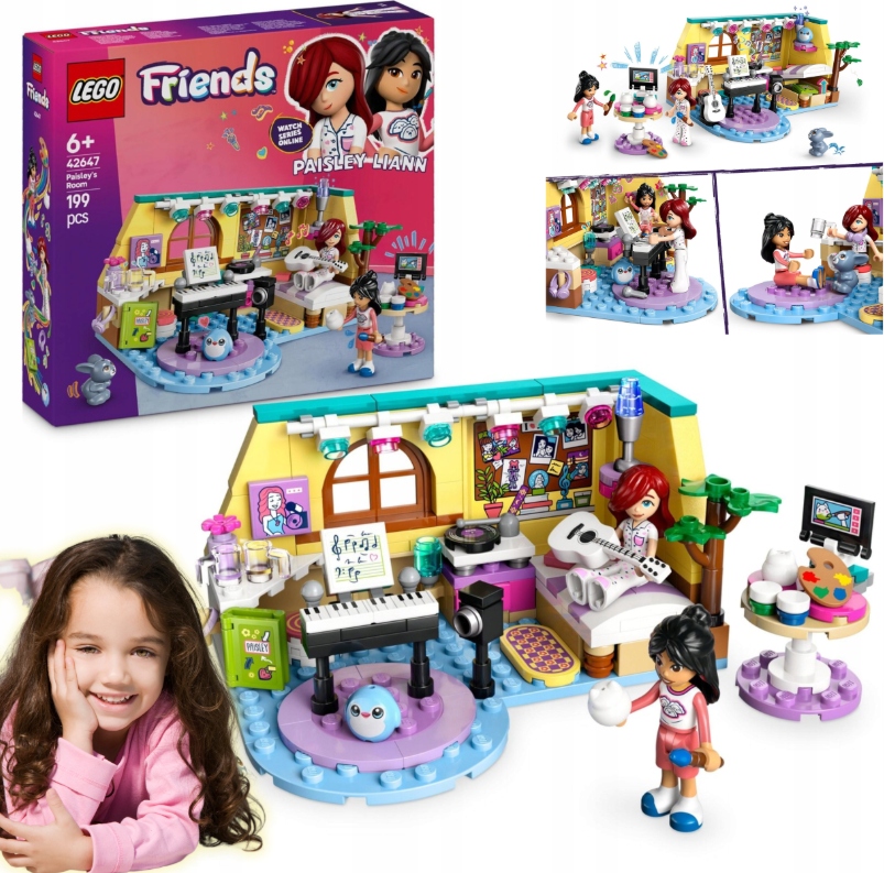 Lego Friends Przyjaciele Pokoj Paisley Zestaw Klockow Dla Dzieci Figurki