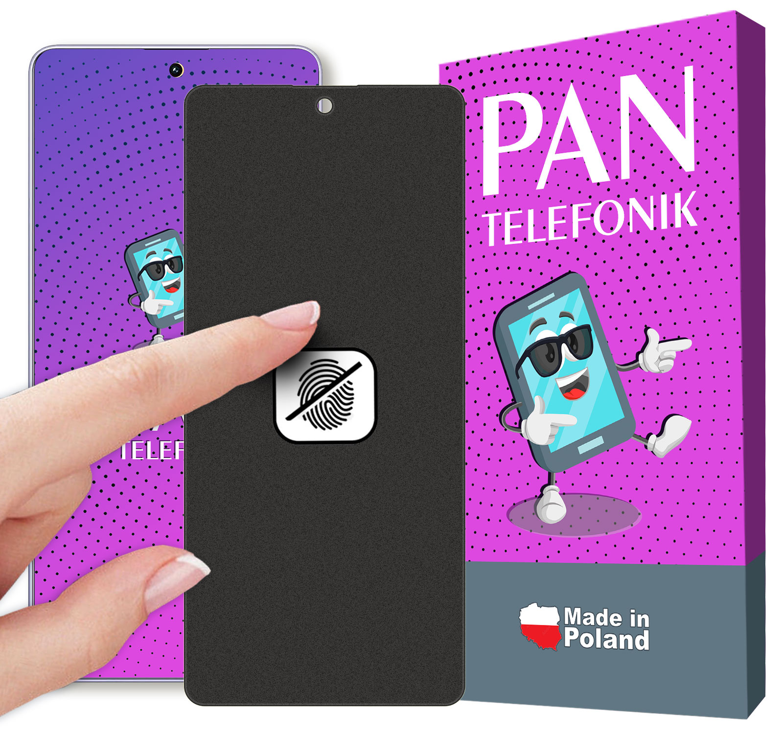 NAJLEPSZA FOLIA 5D MATOWA DO XIAOMI REDMI NOTE 13 PRO 4G CAŁY EKRAN