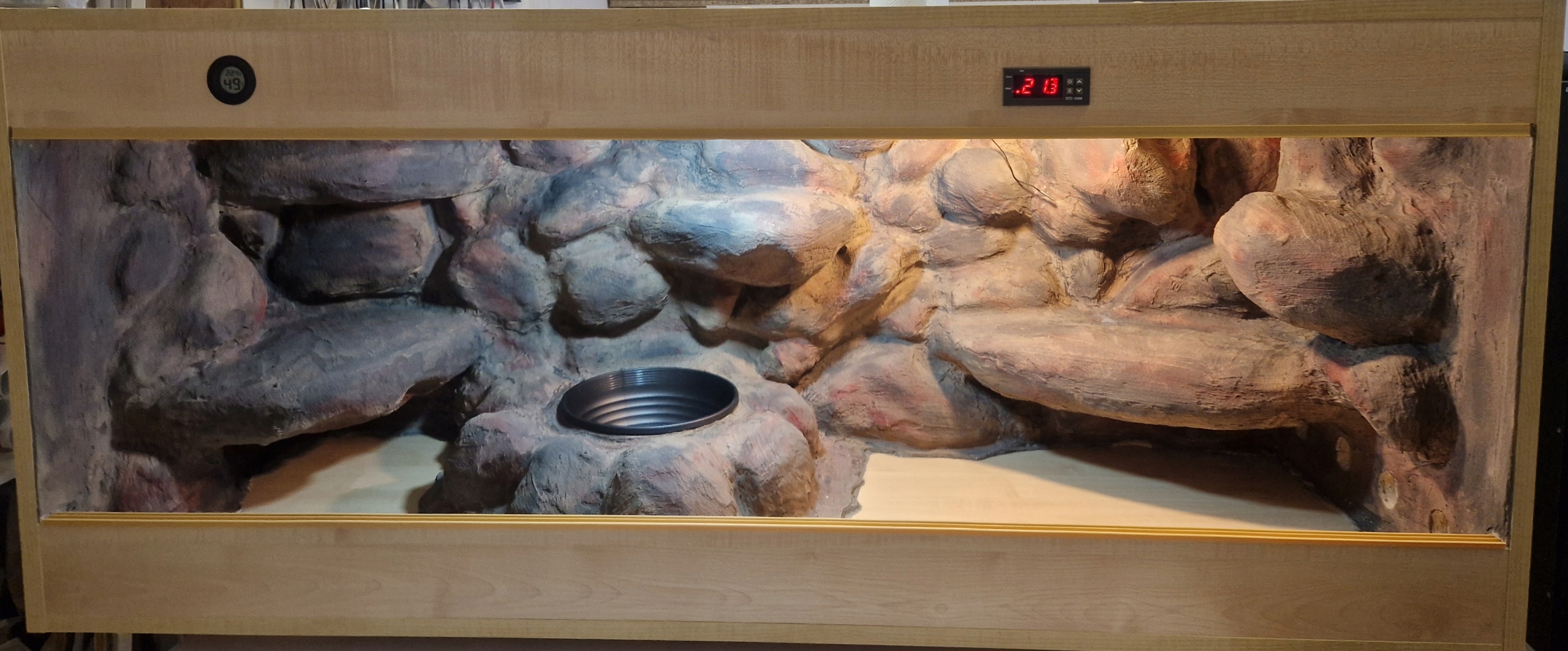 Tropické Terárium Pro Hada Na Objednávku 100x50x52 Vybavení Aranžování