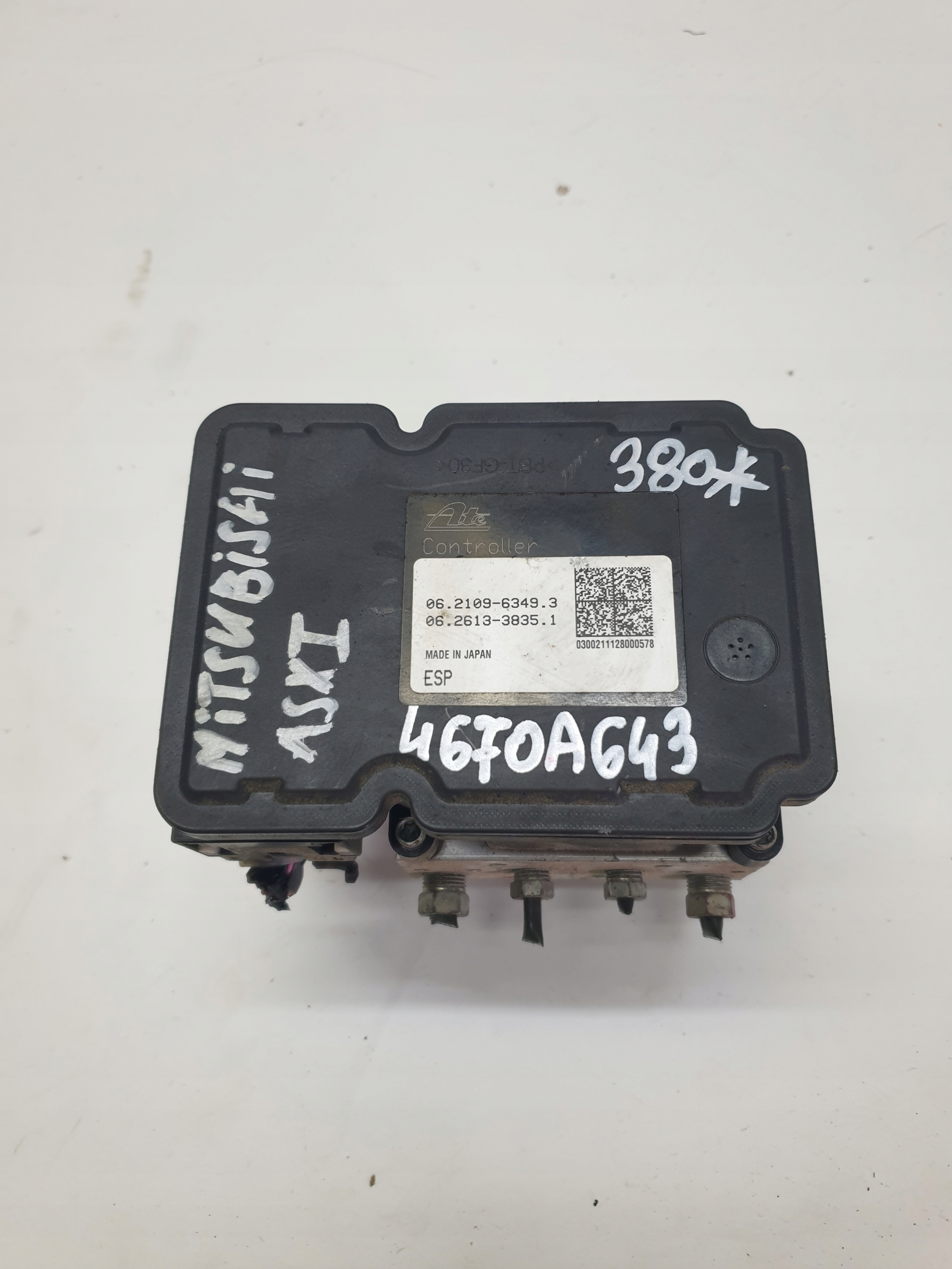 насос ABS mitsubishi ASX 4670A643 06.2102-2079.4 06210220794