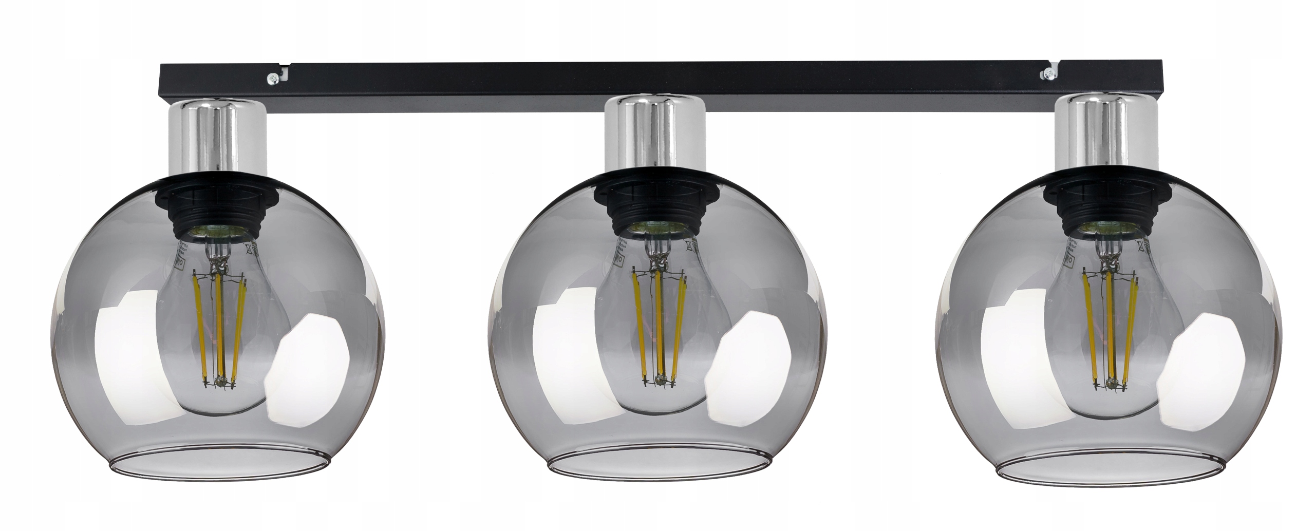 Lampa stropní svítidlo Stropní Lustr pevný loft Chrom 3