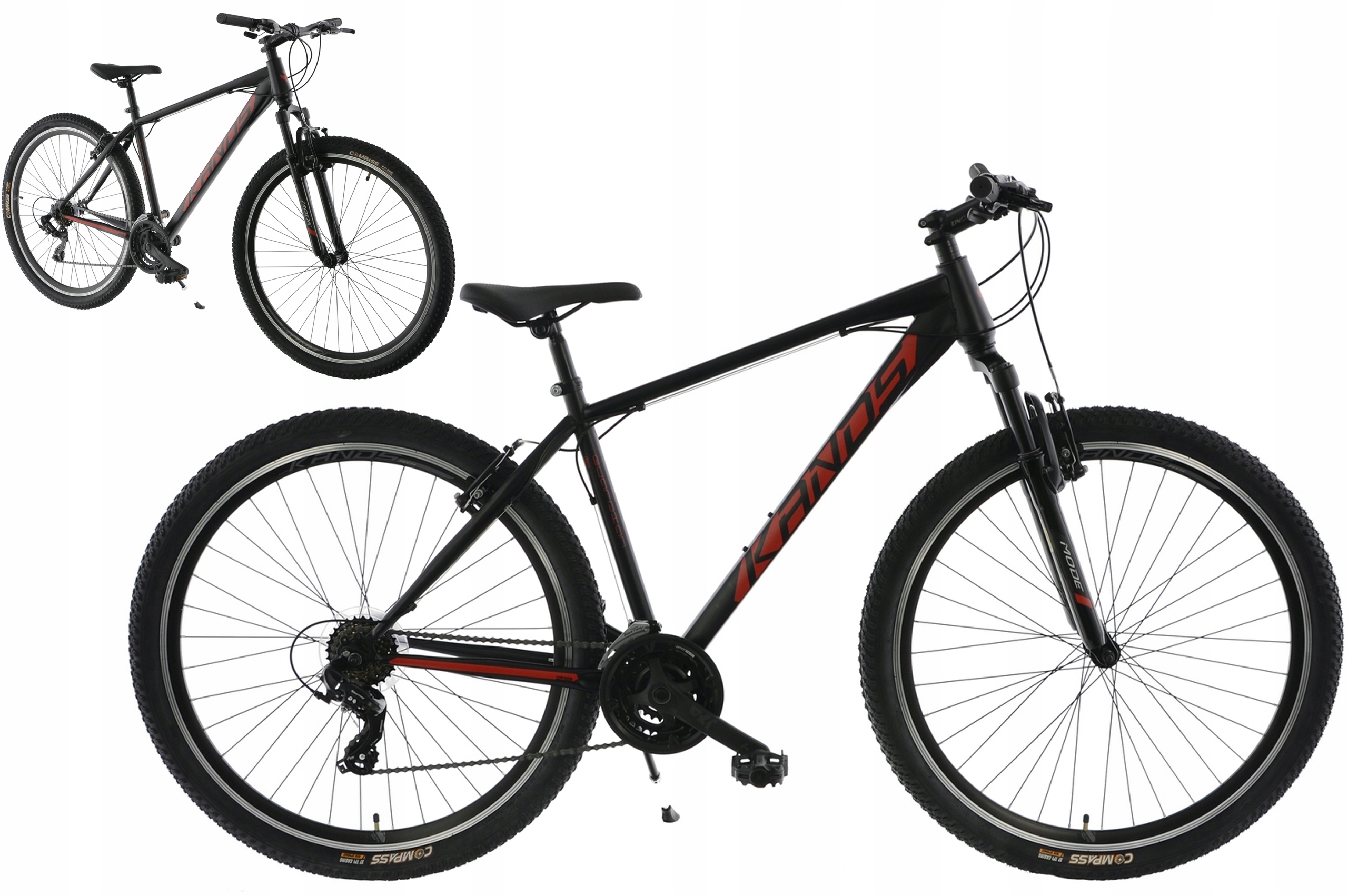 Rower Mtb 29" Kands Guardian rama 19" czarny czerwony R24