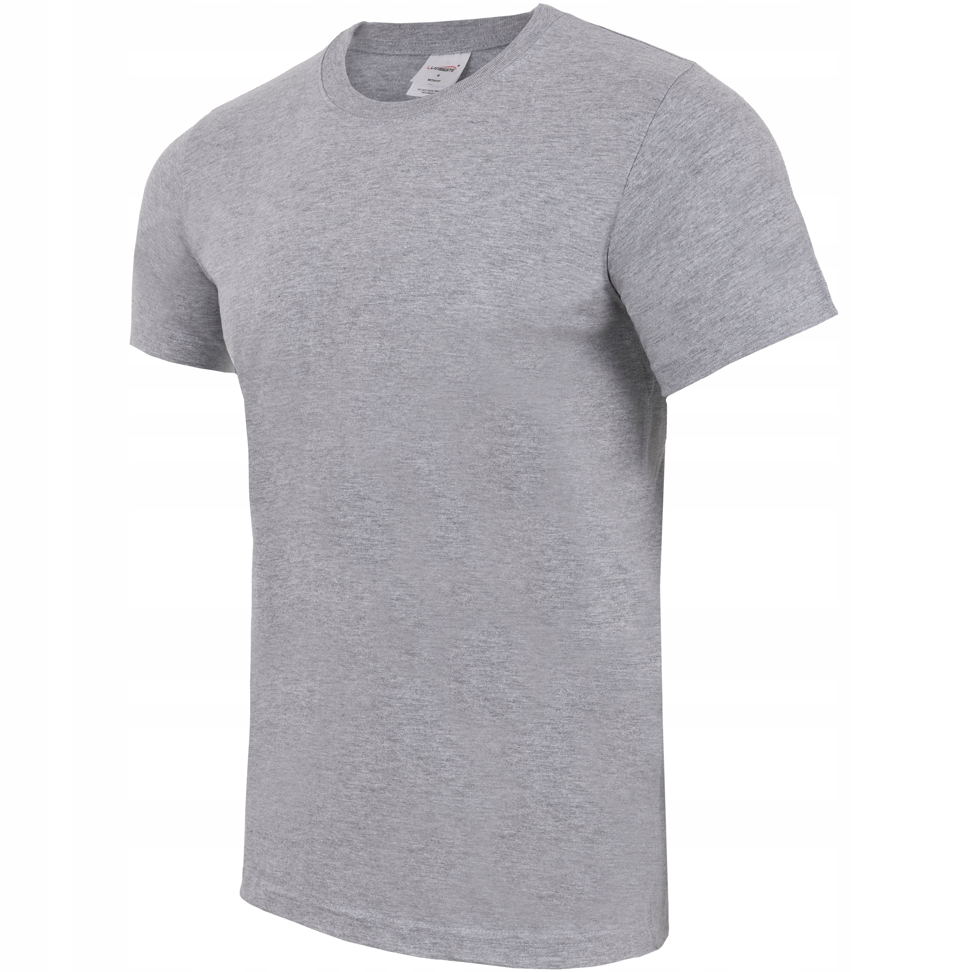 KOSZULKA MĘSKA BLUZKA T-SHIRT BAWEŁNA SZARY 4XL Marka Lambeste