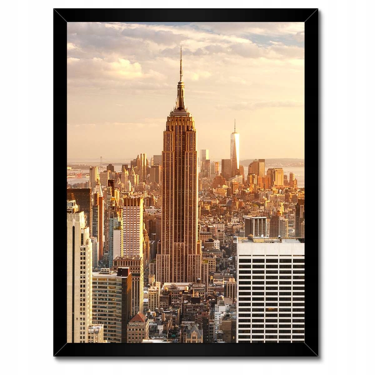 Plakáty v rámu 30x40 New York Pohled shora