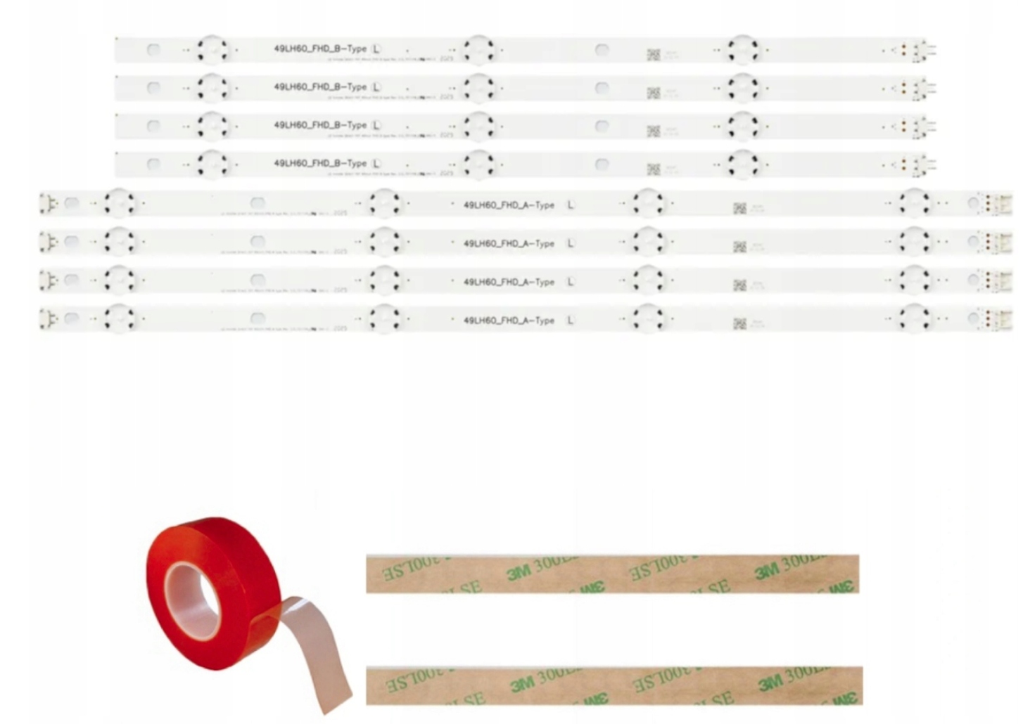 Listwy Led Lg 49LH604V 49LH615V 49LH630V 49LH60_FHD_A 49LH60_FHD_B