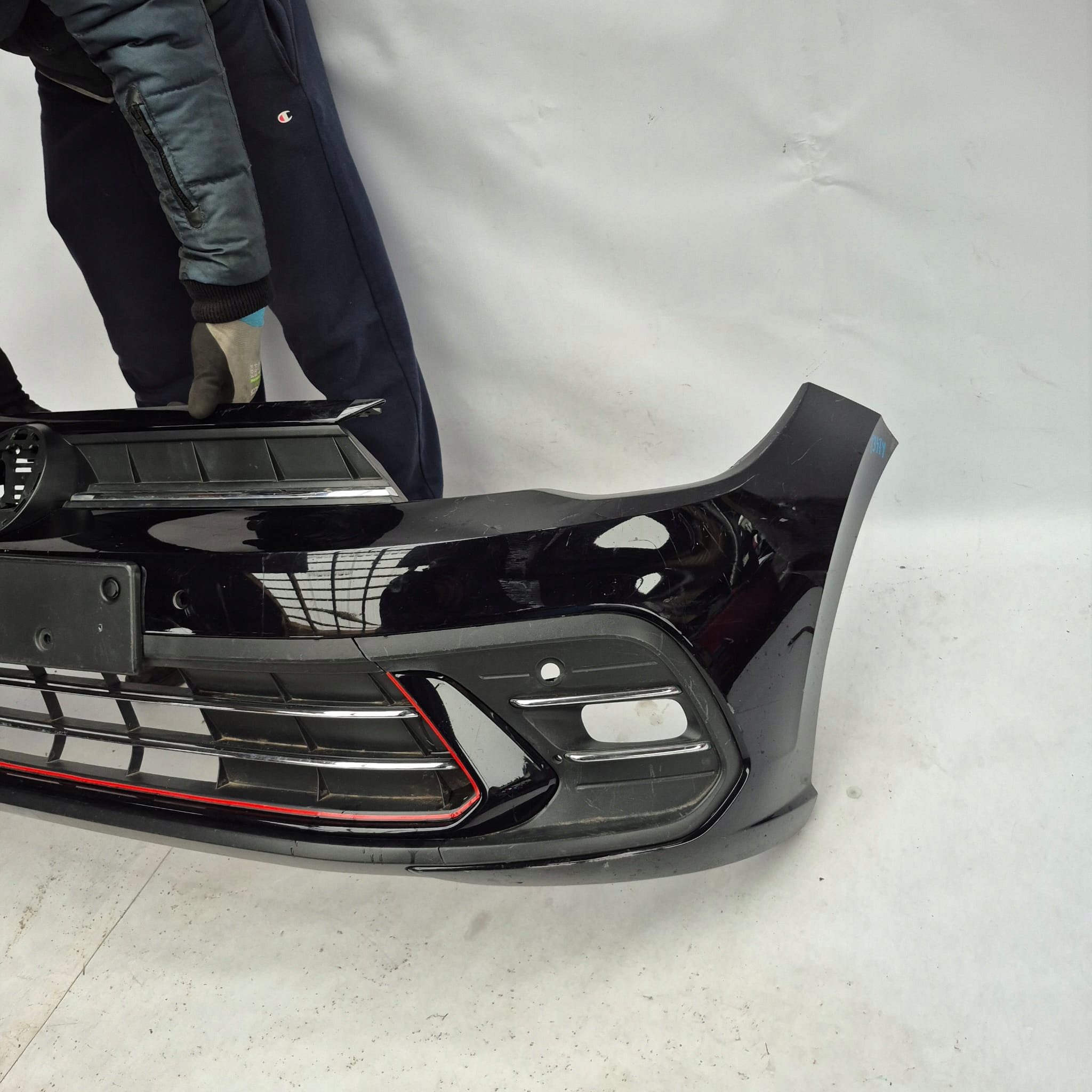 VW POLO VI 2G LIFT 21- bumper front front PDC 2GS807221H