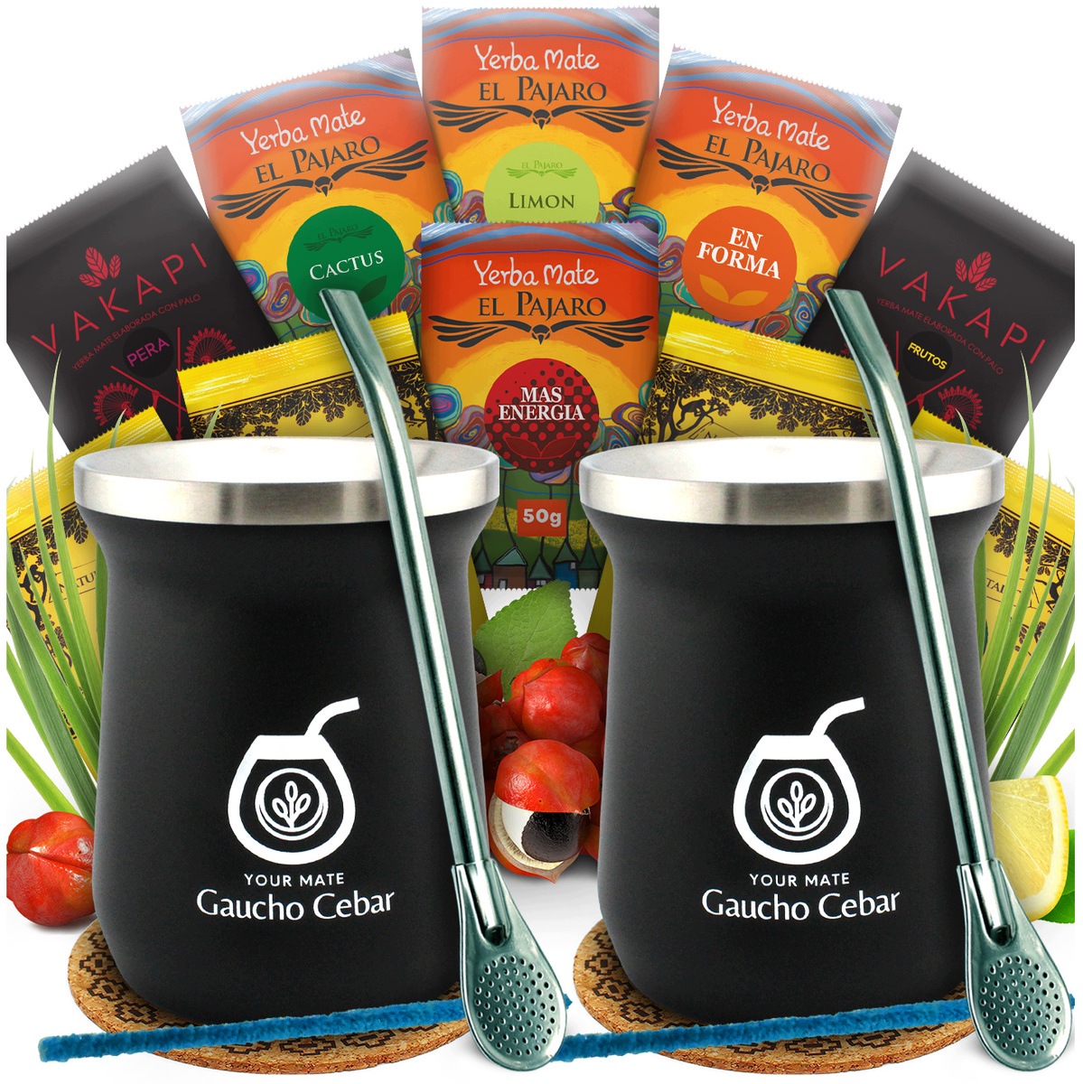 Dárková Sada Yerba Mate Matero bombilla Pro Dva