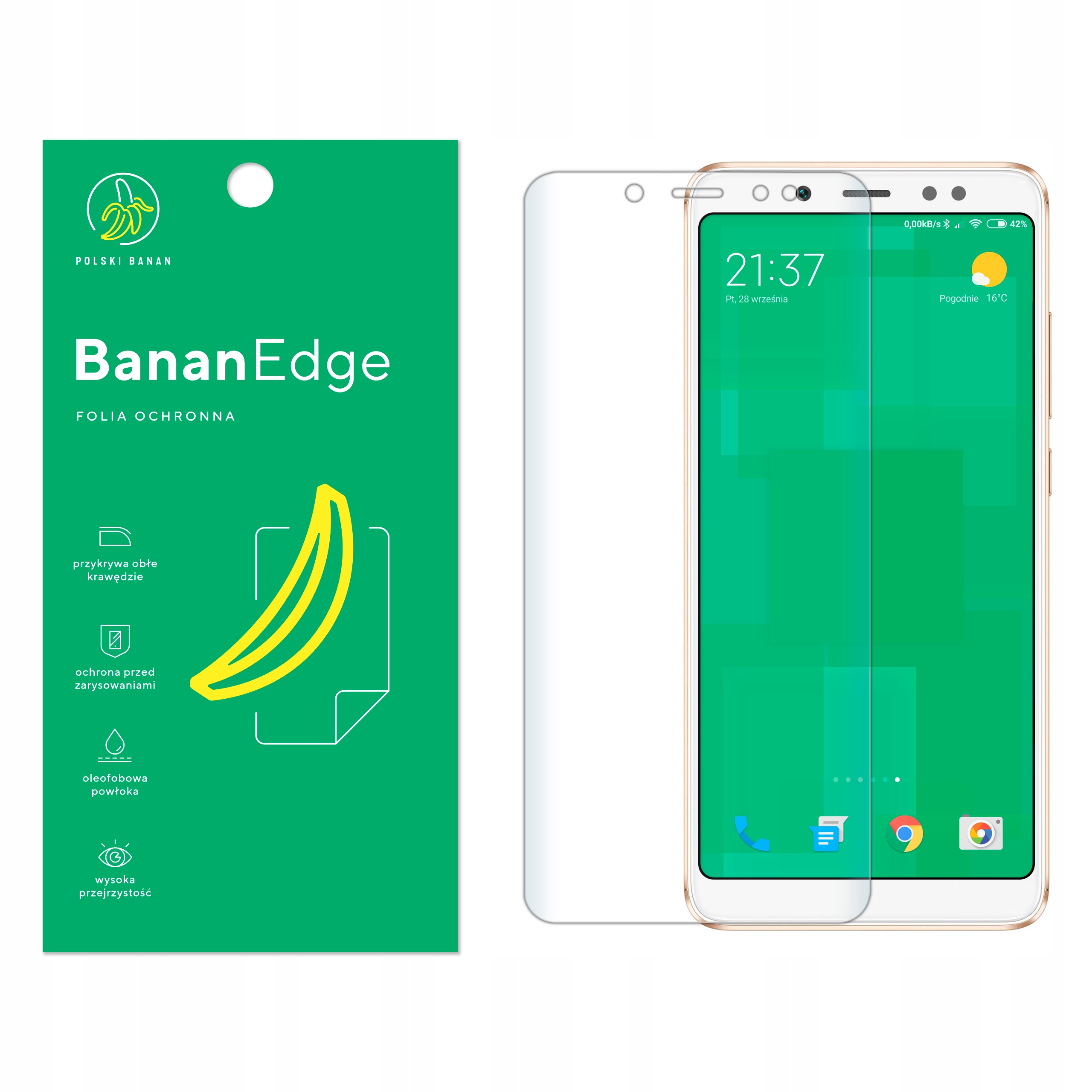 

Folia Ochronna Polski Banan do Xiaomi Redmi Note 5