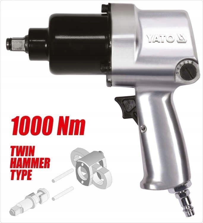 KLUCZ PNEUMATYCZNY 1/2'' 1000NM