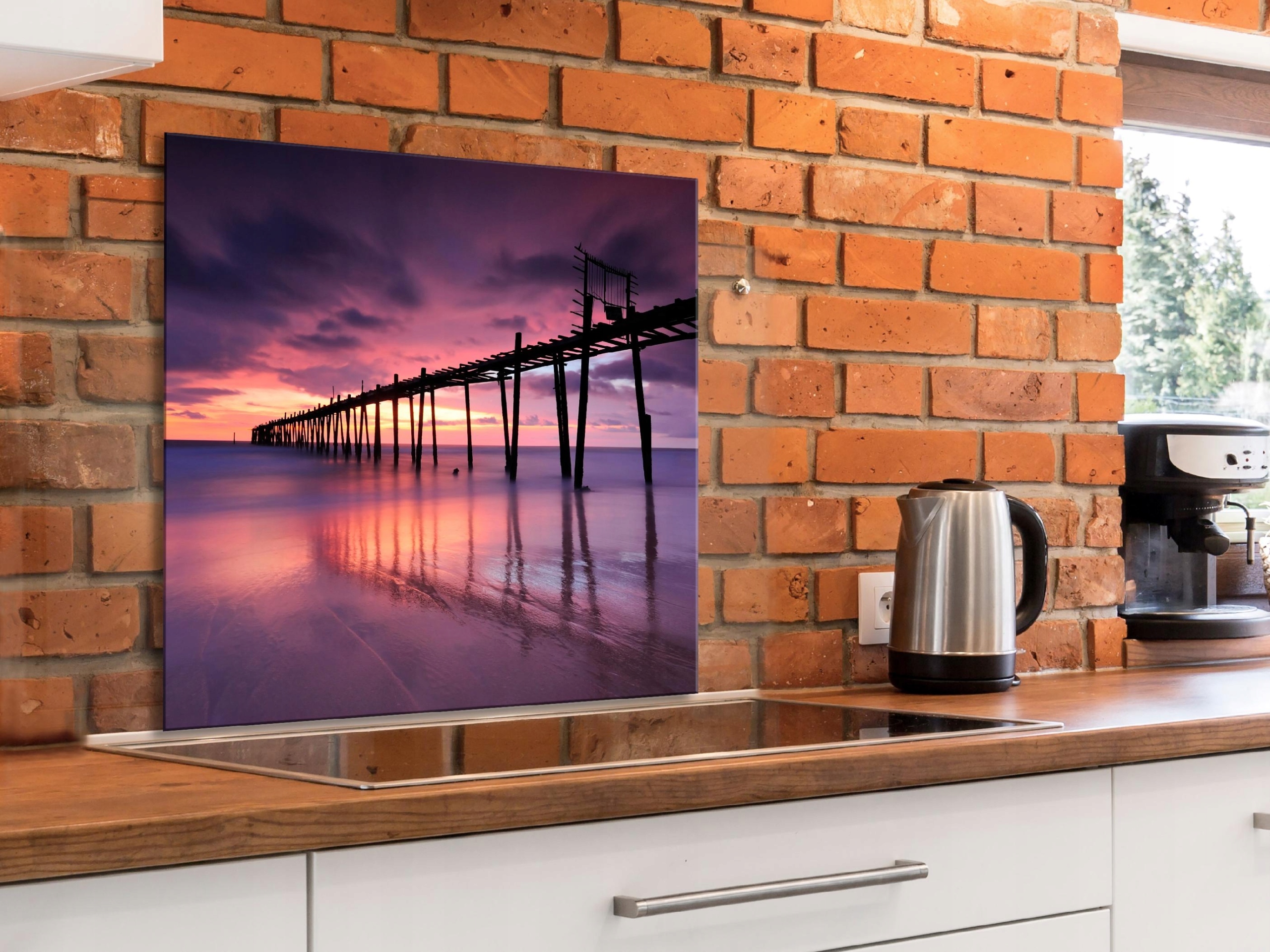 Skleněný Kuchyňský Panel 80x80 c-B-0514-aq-a