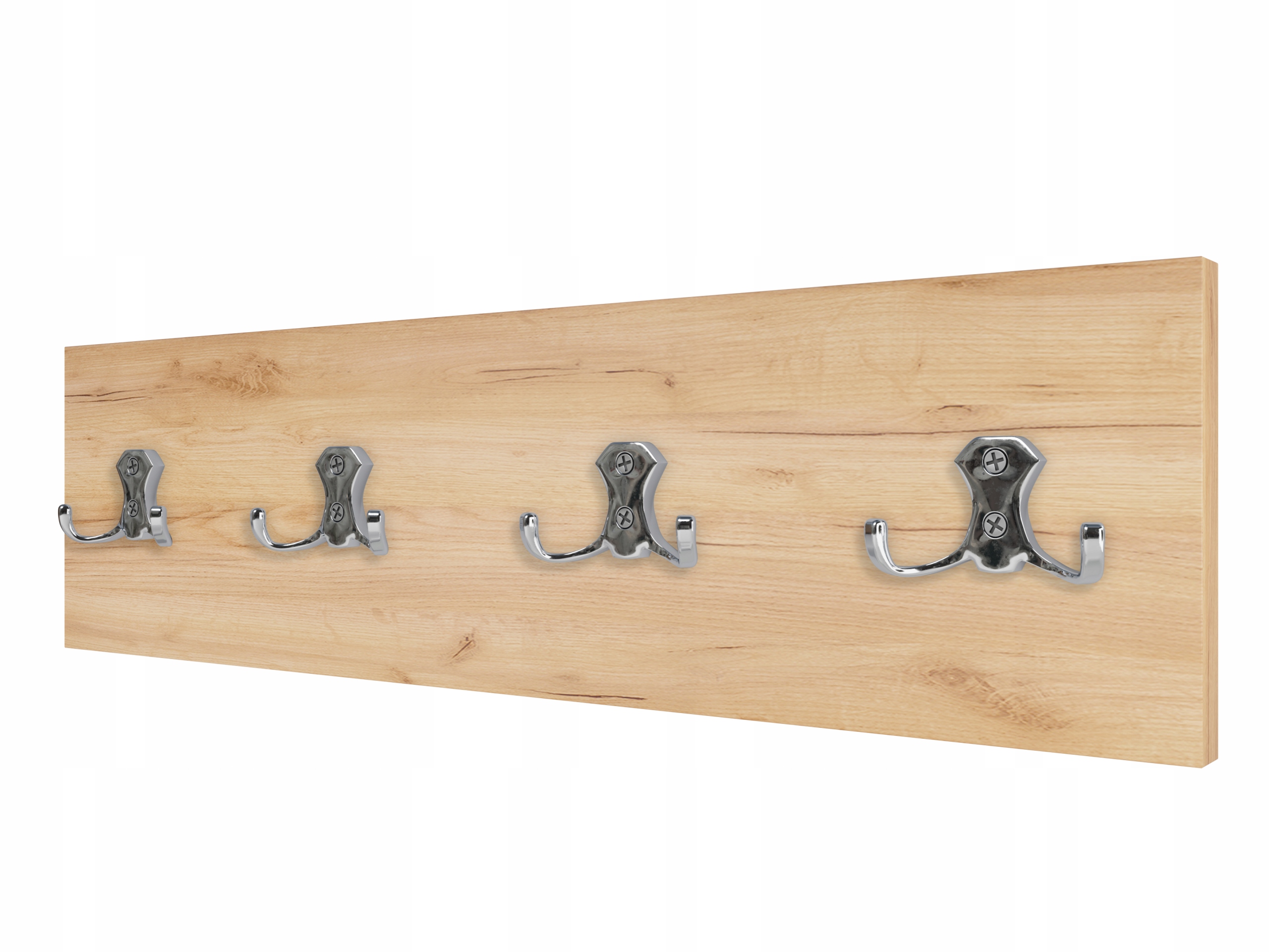 

Wieszak ścienny do przedpokoju Dąb Craft Złoty