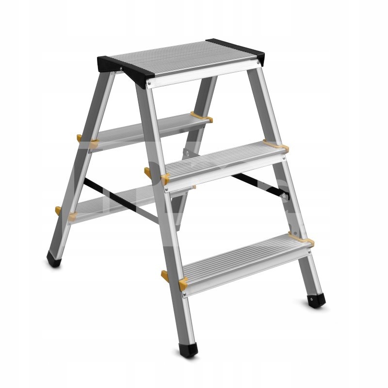 Žebřík 2-STUPŇOVÝ Rozkládací Plošina 150 Kg 60 CM DRS112