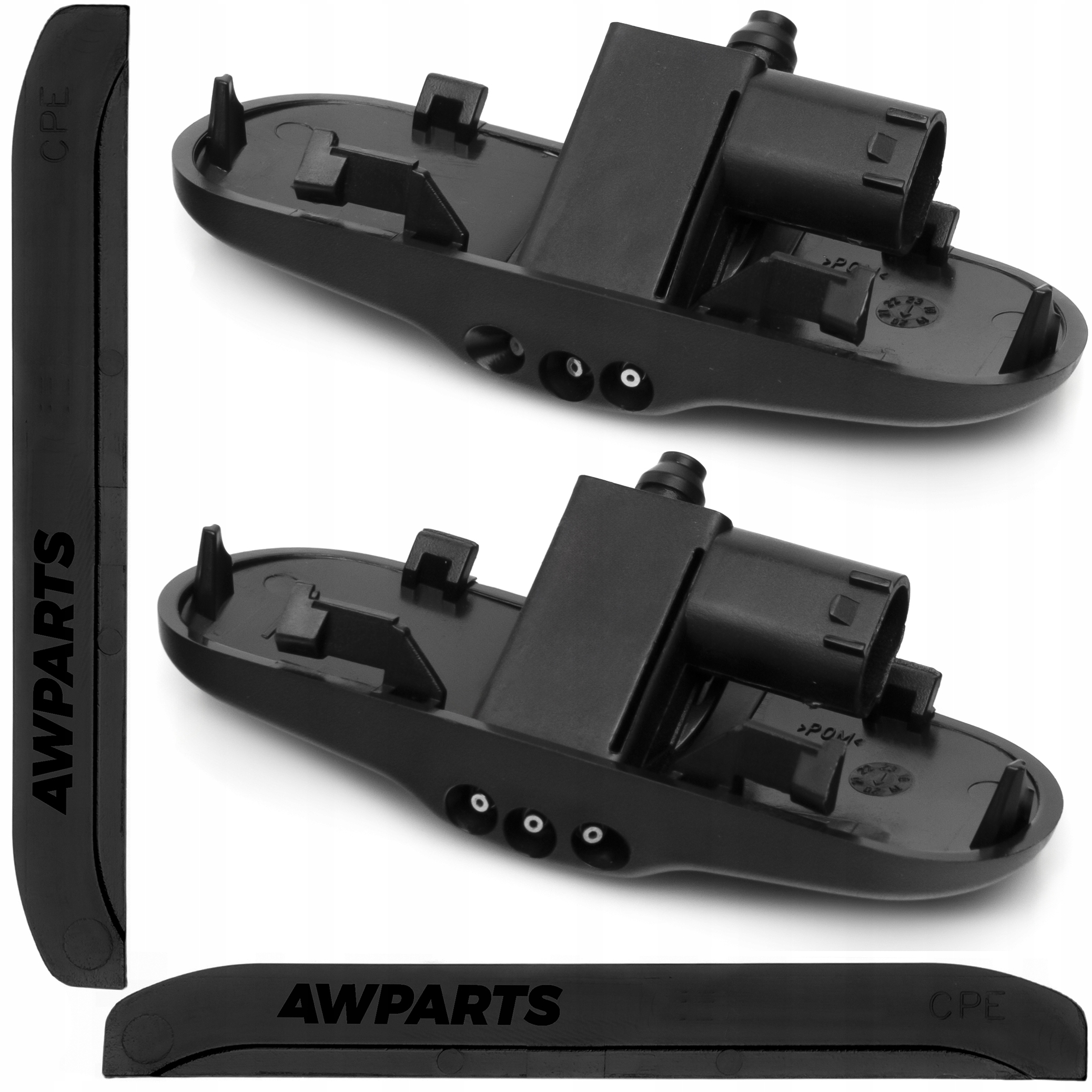 Spryskiwacze Dysze Audi A3 A4 B6 B7 A6 C6 A8 Q3 Q5 z adapterami