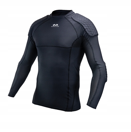 Koszulka bramkarska z ochraniaczami 7738 McDavid czarna rozmiar M