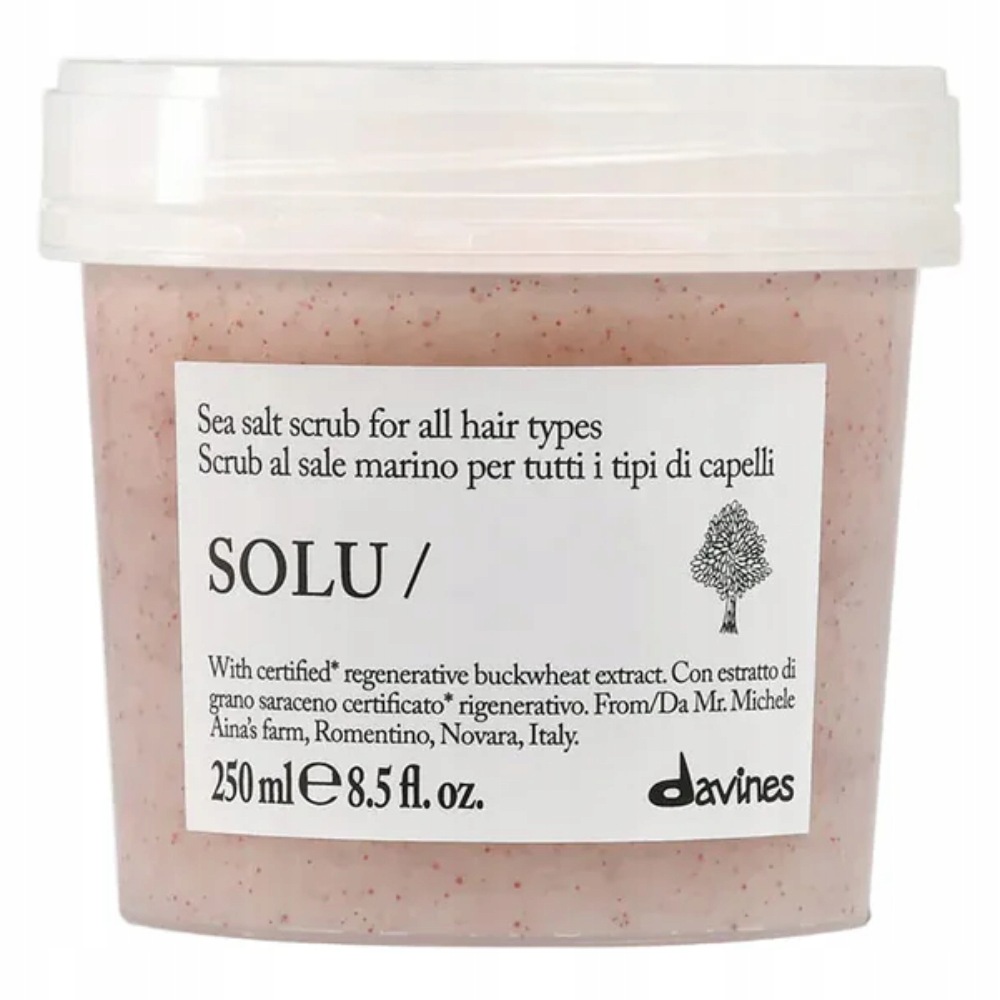 Davines Essential Haircare Solu Sea Salt čisticí solný peeling na vlasy 250 ml