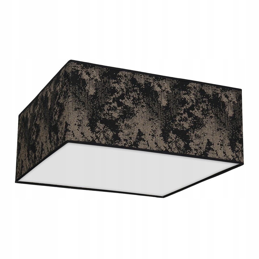 Čierna stropná lampa 50 cm 3xE27 Satino Eko-light