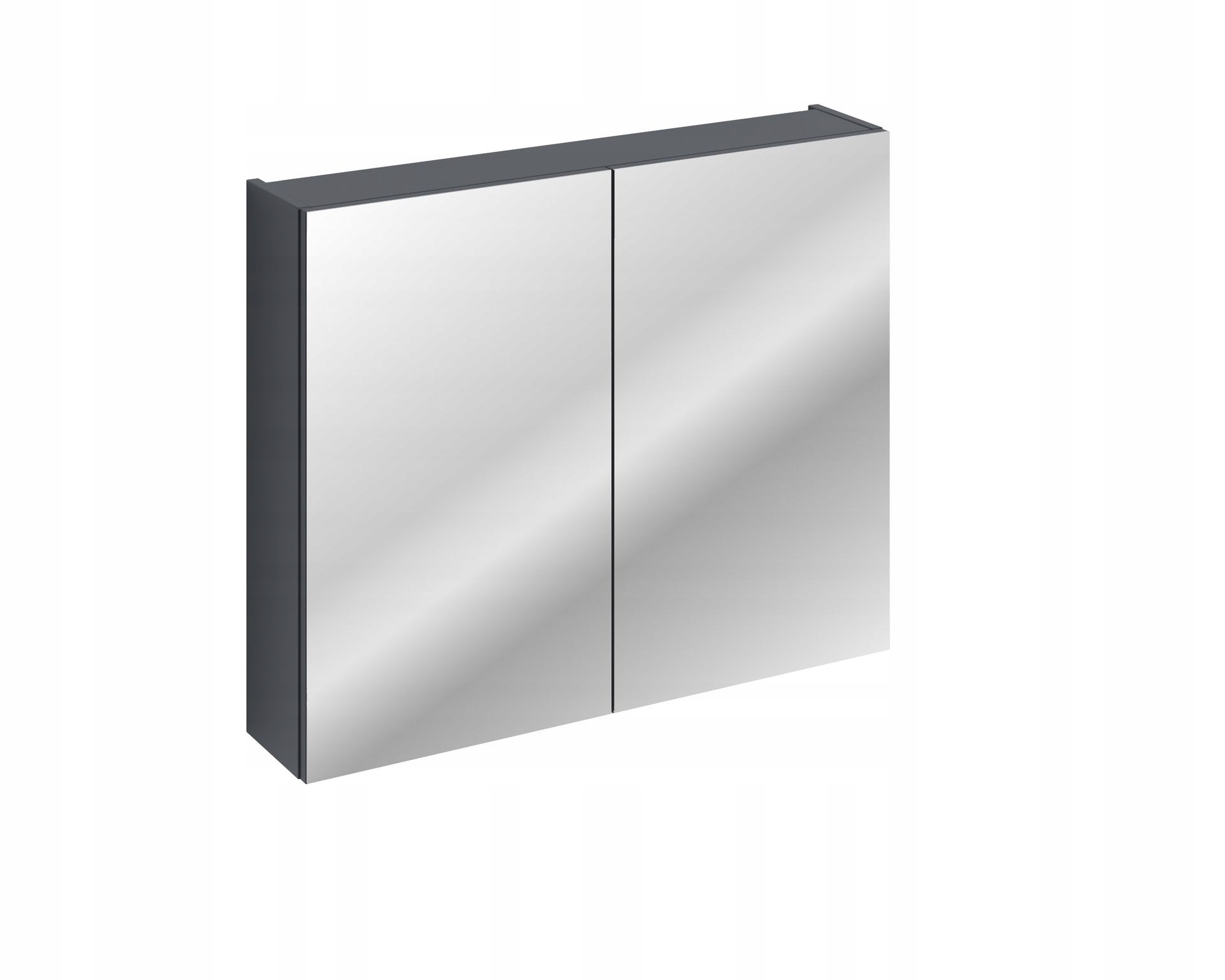SZAFKA ŁAZIENKOWA Z LUSTREM 80CM SANTA FE DEEPBLUE