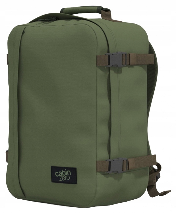 Plecak do kabiny samolotu CabinZero Classic 36 l Zielony khaki