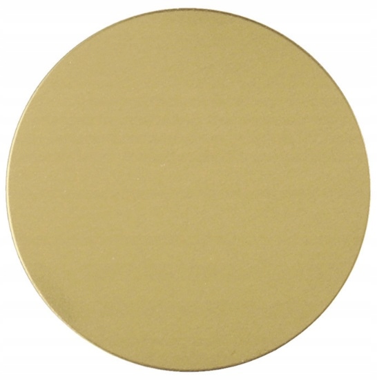 Blaszka do uchwytu magnetycznego - okrągła złota