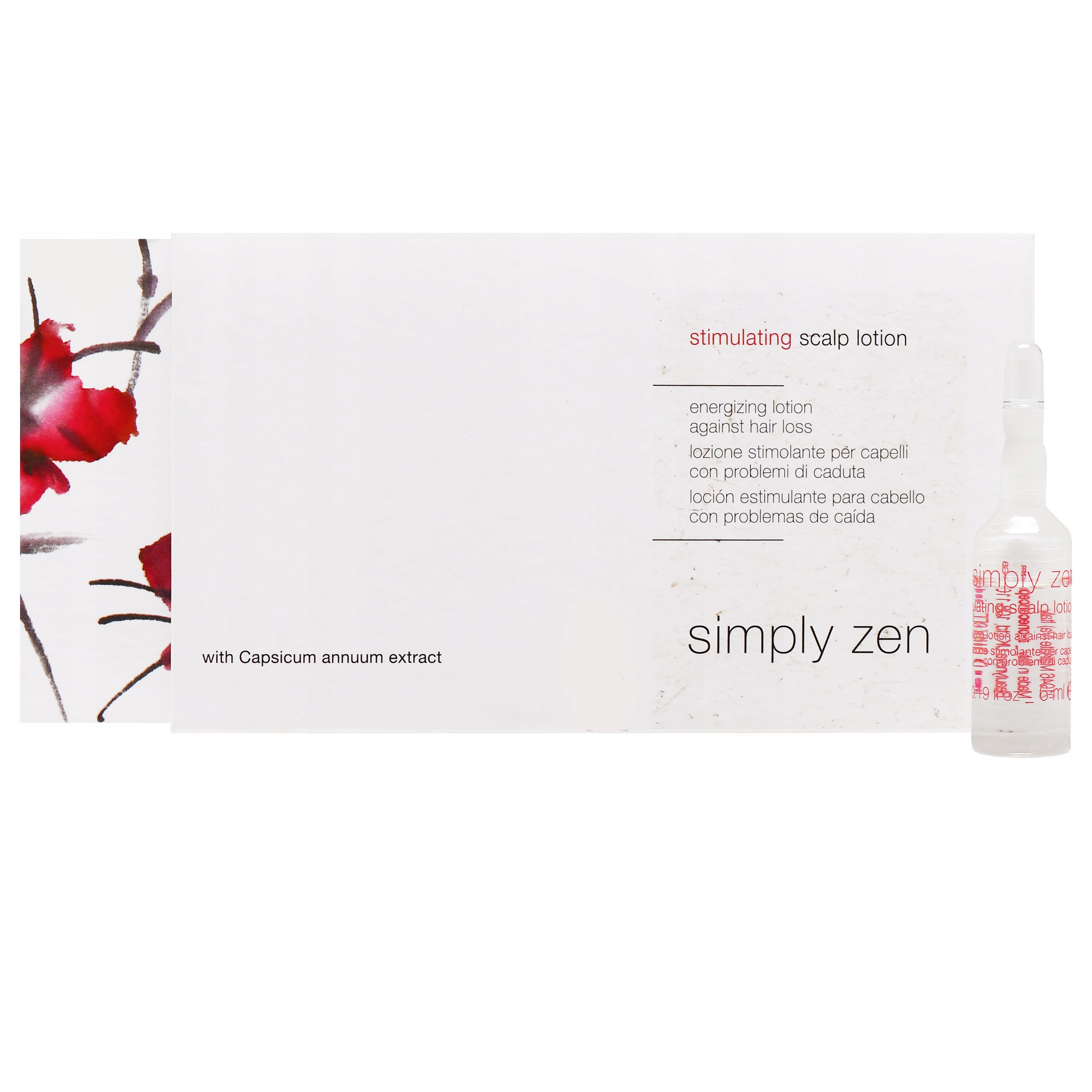 Simply Zen Stimulující Scalp Lotion 8×6 ml Ampulky pro posílení vlasů
