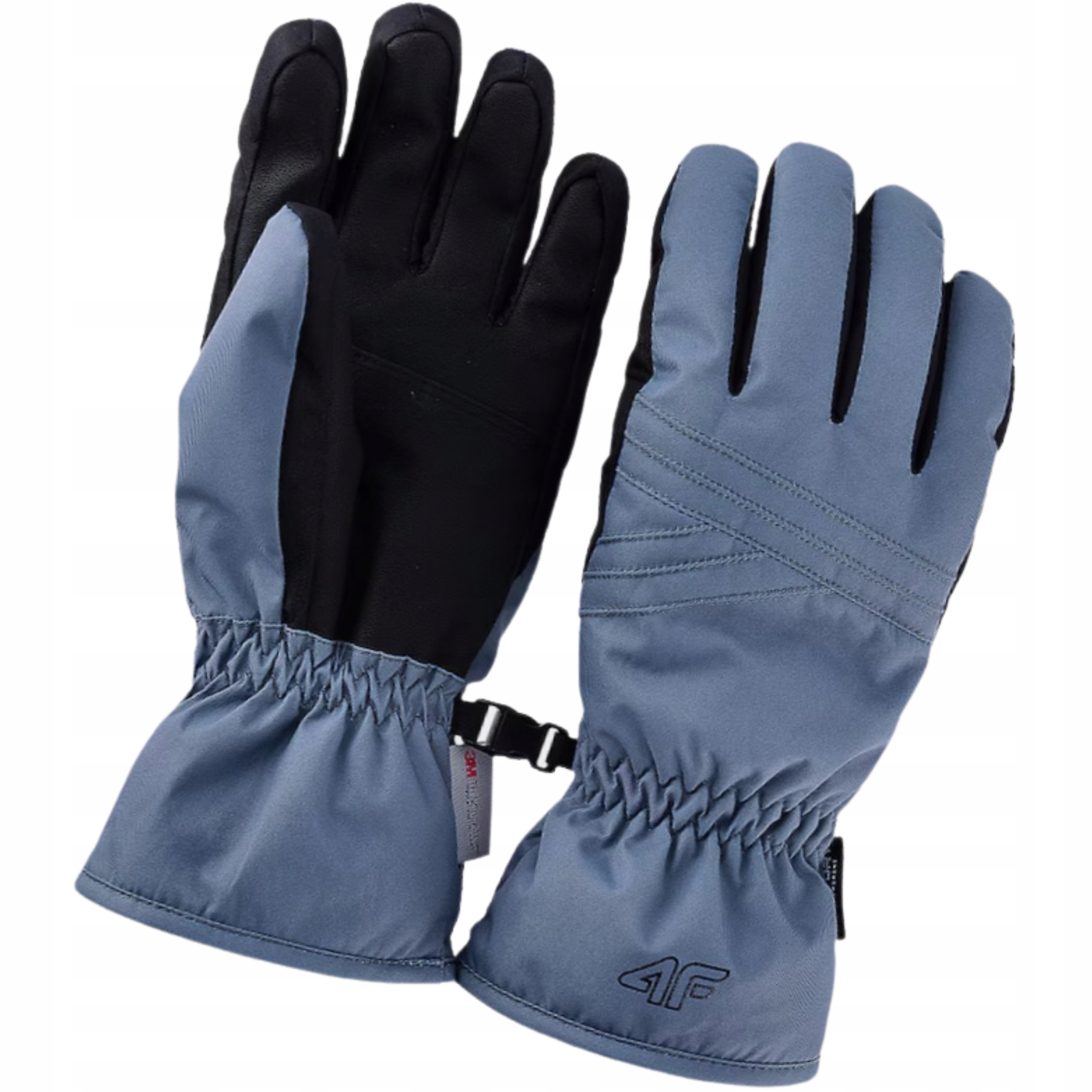 Damskie Rękawice Narciarskie 4F Termiczne Ocieplane Wiatroszczelne Grube L