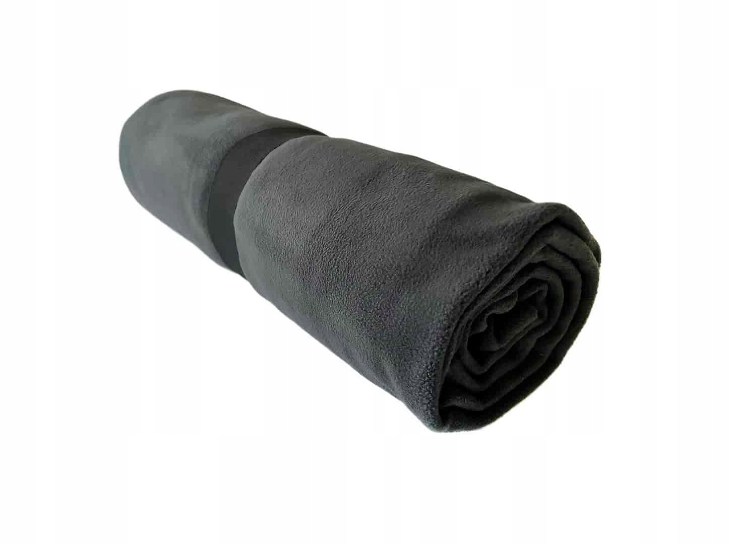 Gruby koc polarowy Jhk KOC360 Premium grafitowa rozmiar uniwersalny