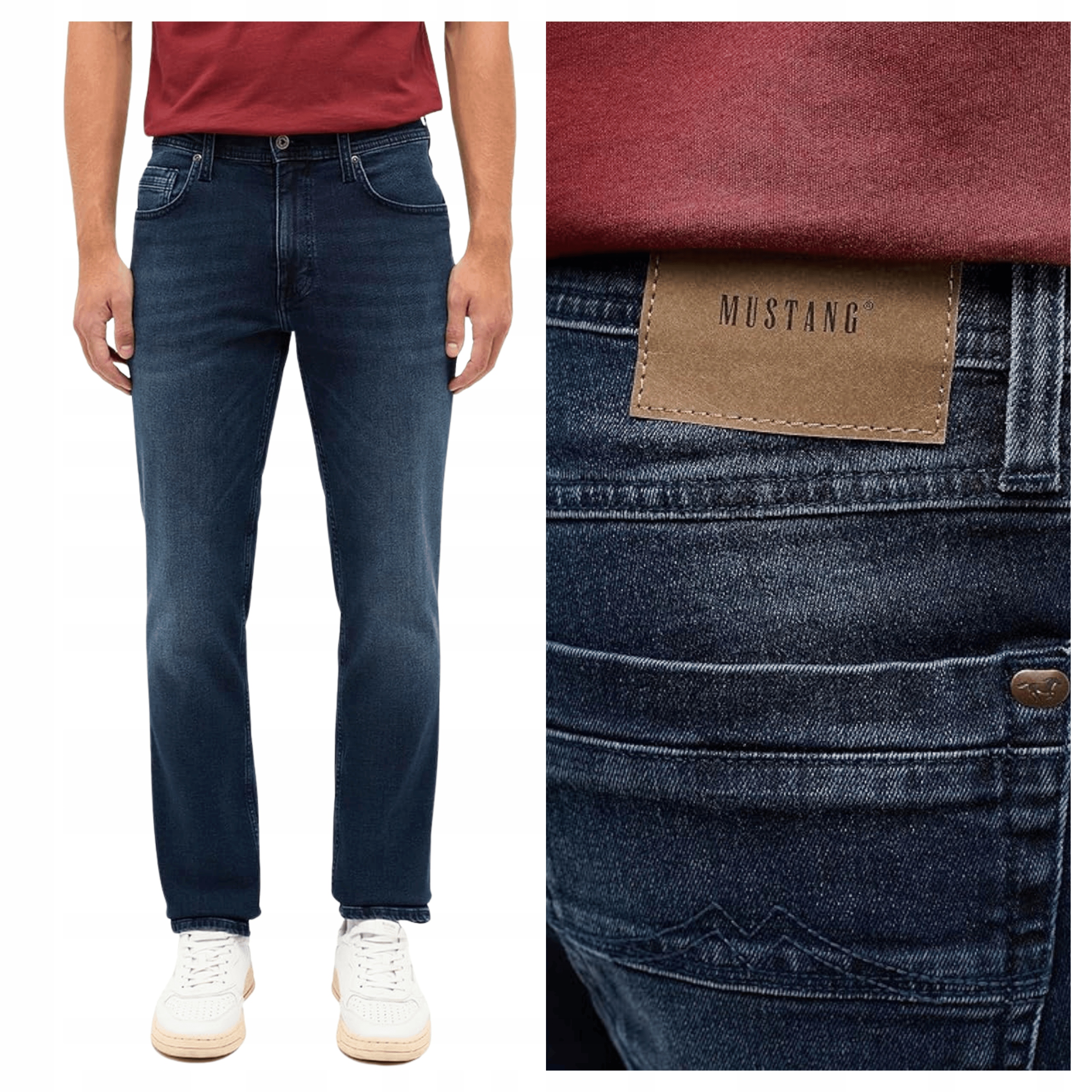 Mustang Washington straight W36 L34 Pánské džínové kalhoty džíny Proste