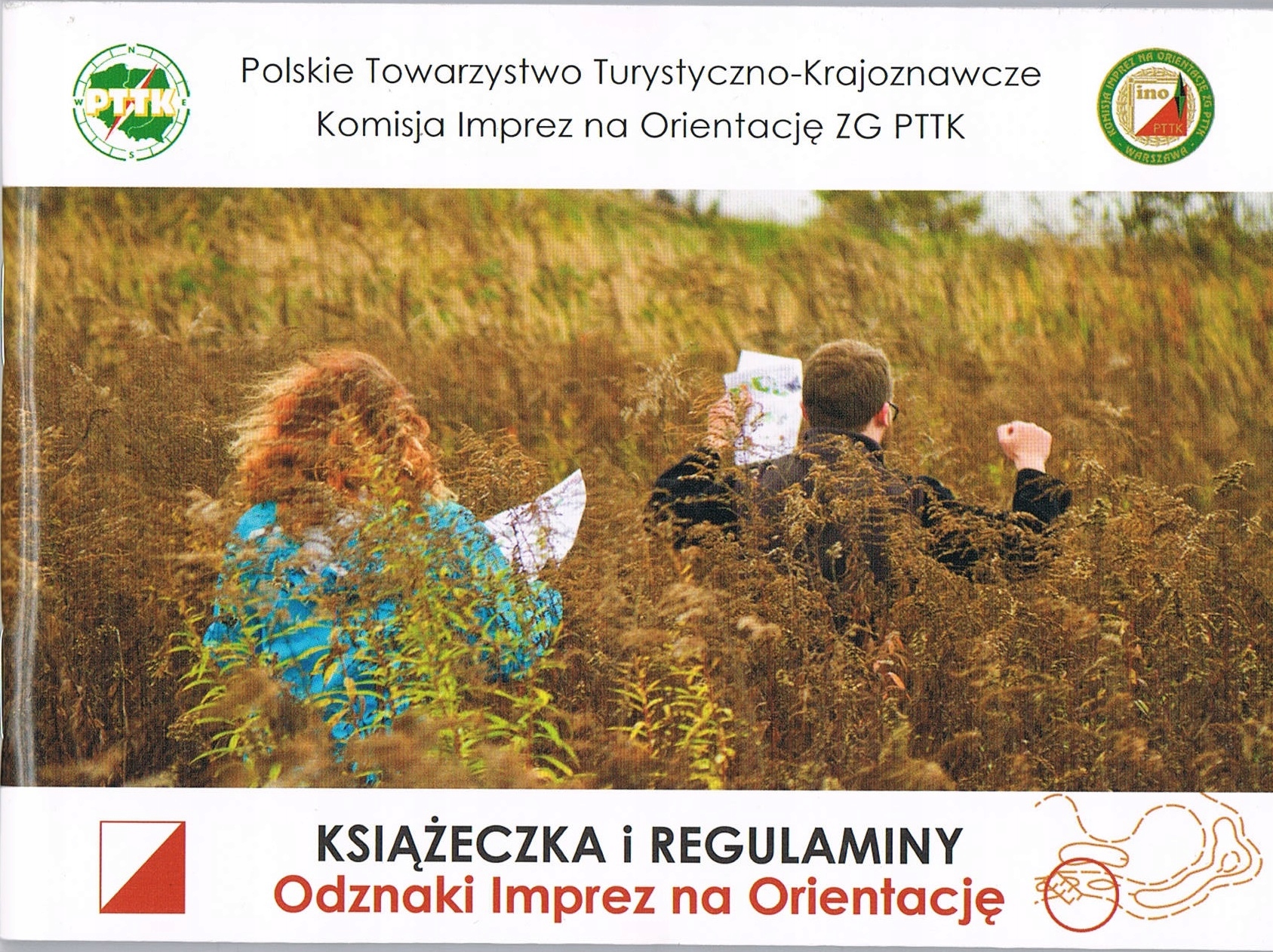 

książeczka Ino Pttk odznaka na orientację