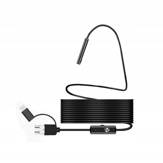 ENDOSKOP Kamera INSPEKCYJNA FHD 1080 ANDROID USB-C Marka inna