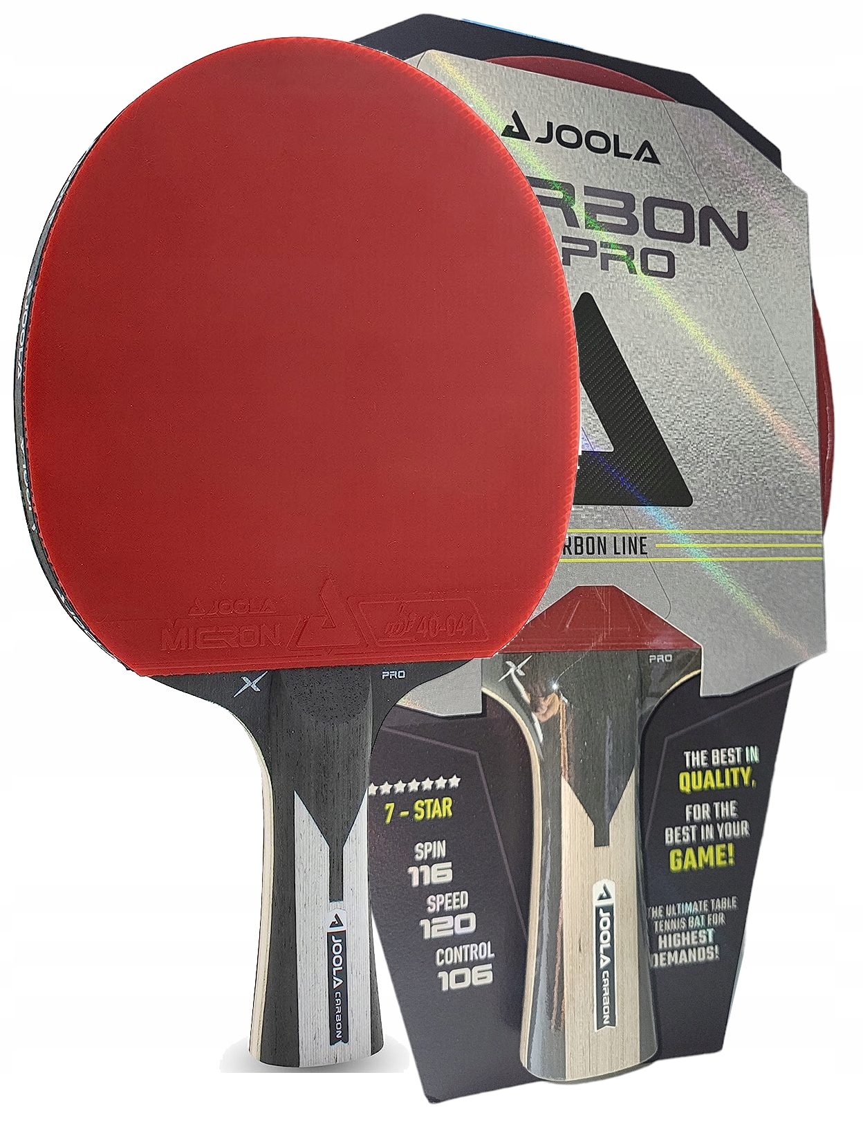 Profesionální Paletka Joola Carbon X Pro Tenisová Raketa Ittf Lehká