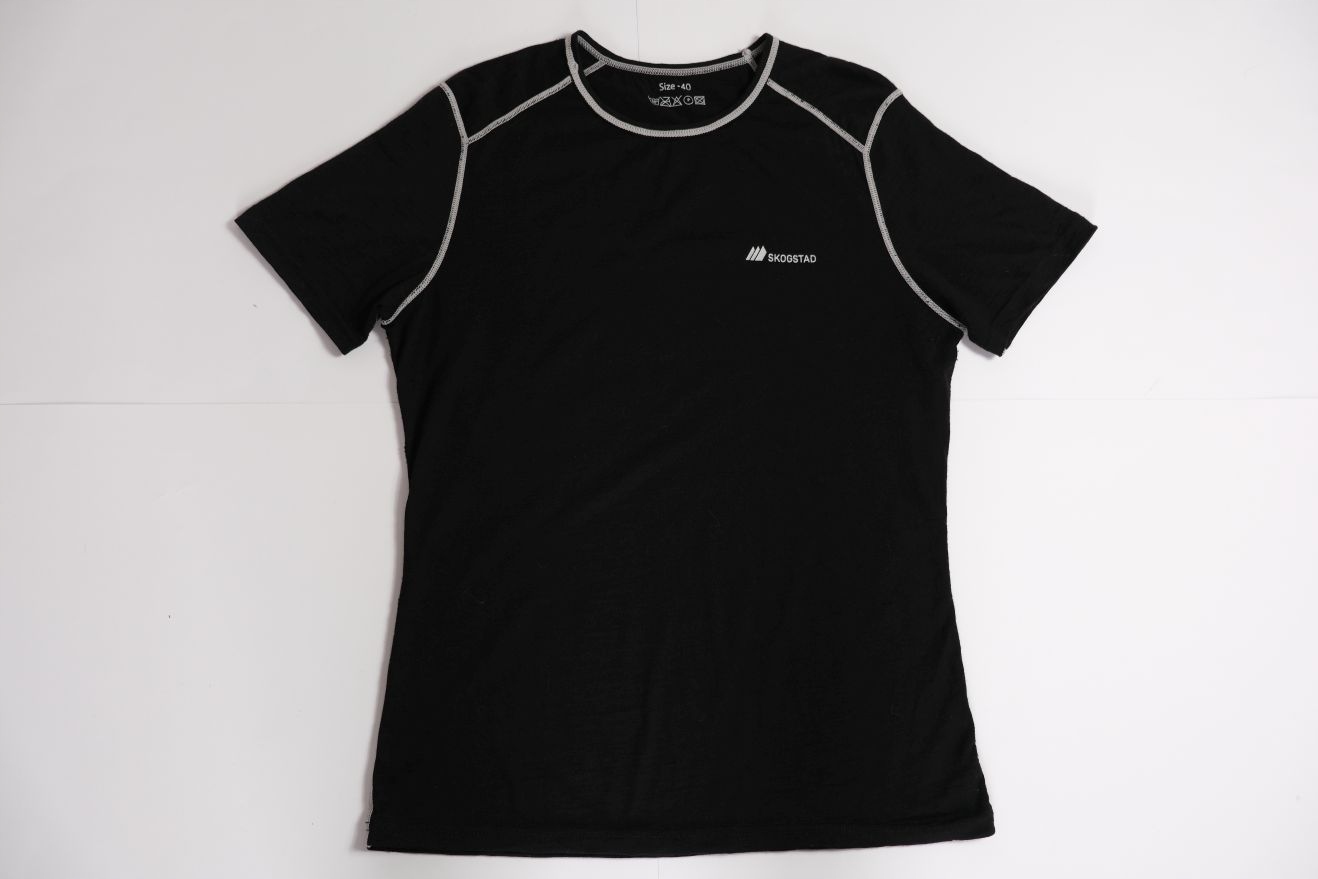 SKOGSTAD__DAMSKA KOSZULKA T-SHIRT 100% MERINO WOOL__40/L Marka Skogstad