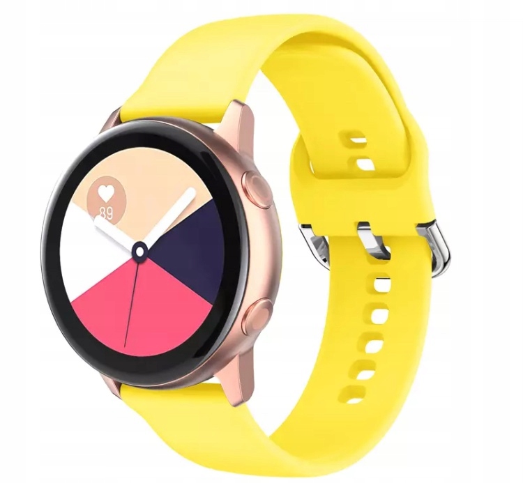 

Uniwersalny Pasek Do Smartwatch 20mm Żółty