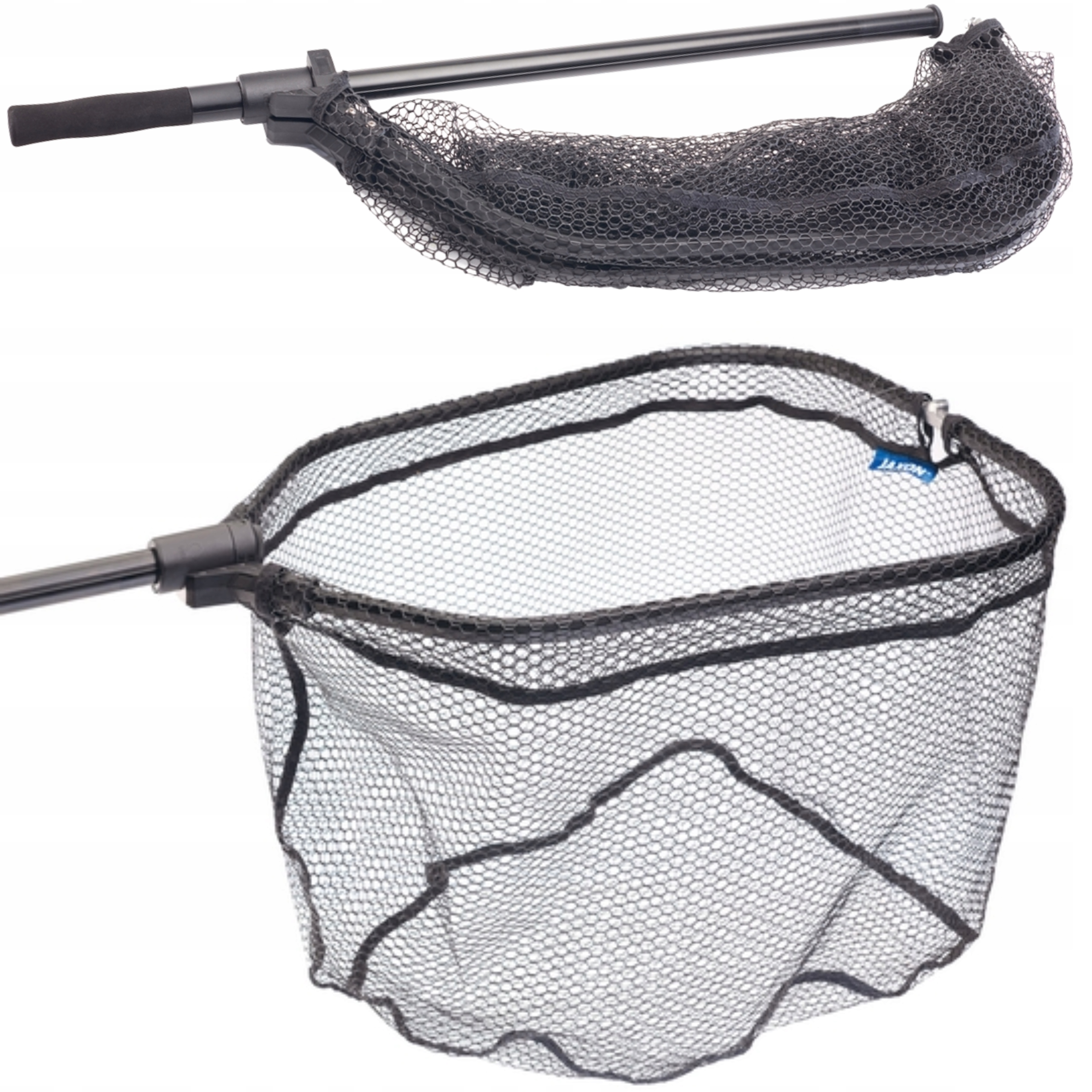 Składany Podbierak Jaxon Catch Pro Gumowana Siatka 1,9m