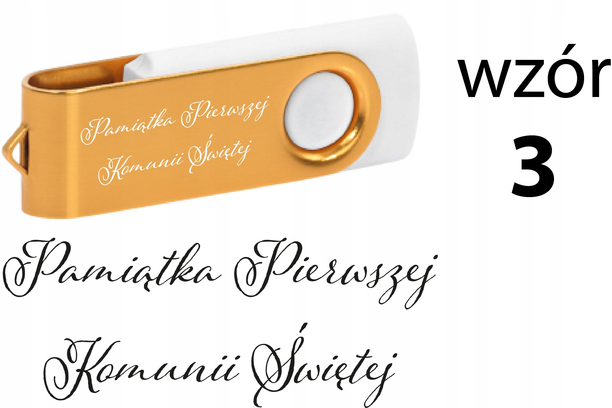 Pendrive twister 4GB usb2.0 Pierwsza Komunia 10sz Model BP-T01