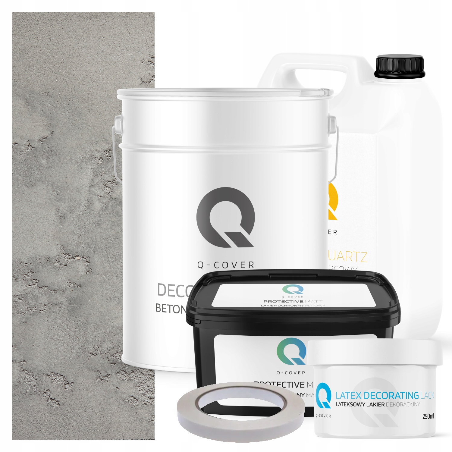 Architektonický Venkovní Beton Set Šedý Přírodní F275 19kg 10m2