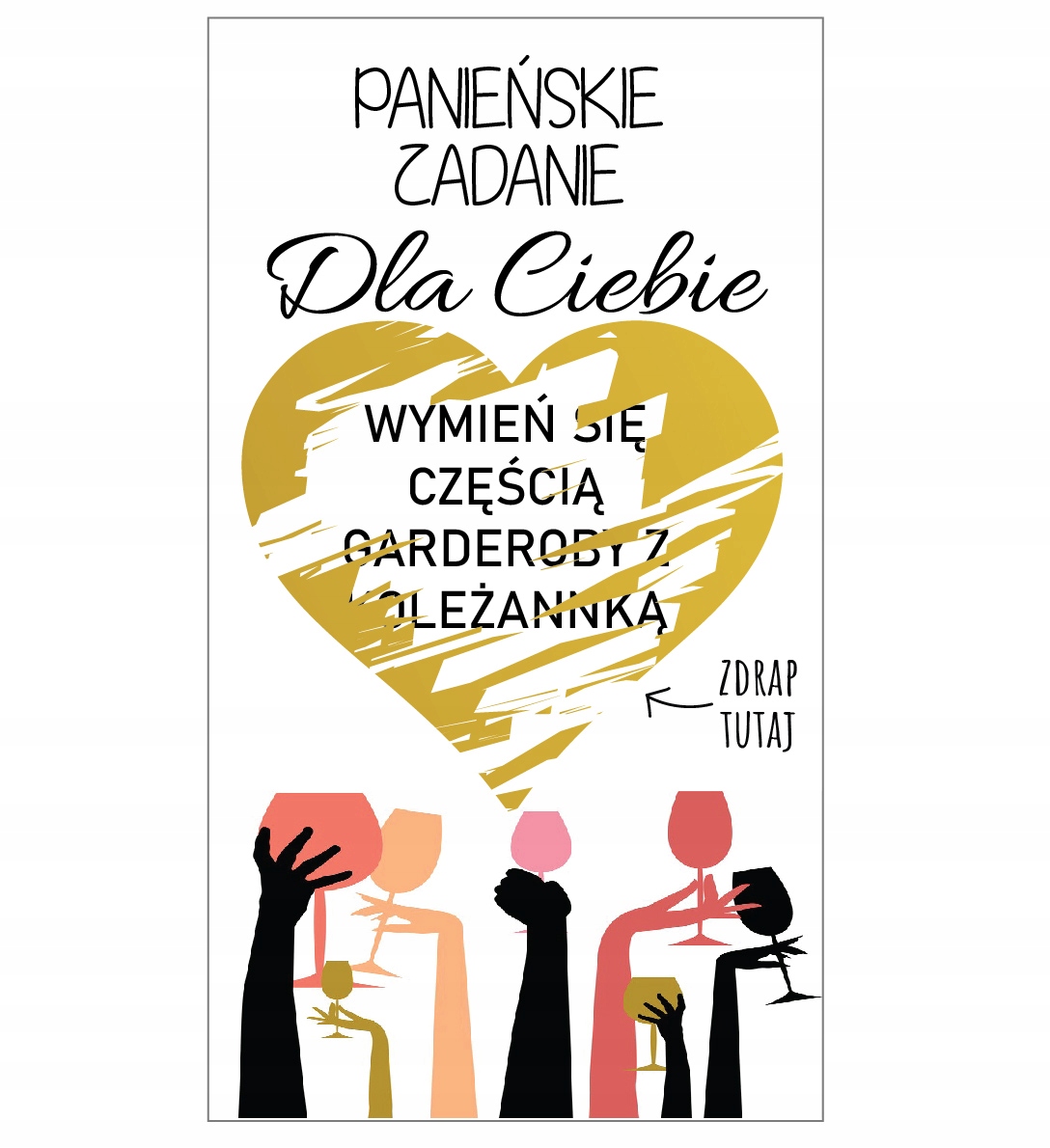 

Zdrapki zadania Dla Gości panieński 10szt