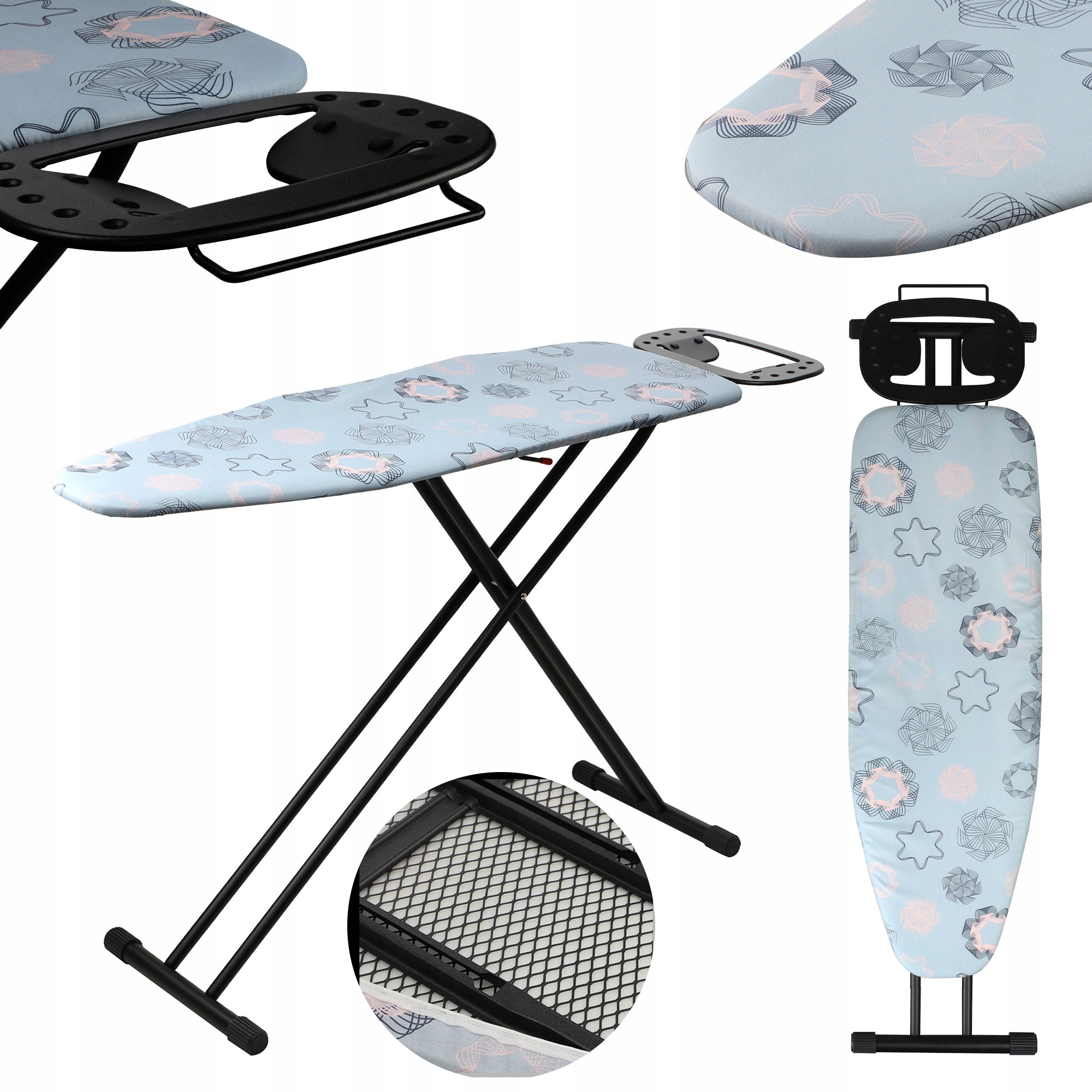 Žehlicí Prkno S Držákem Na Žehličku 120 x 38 cm