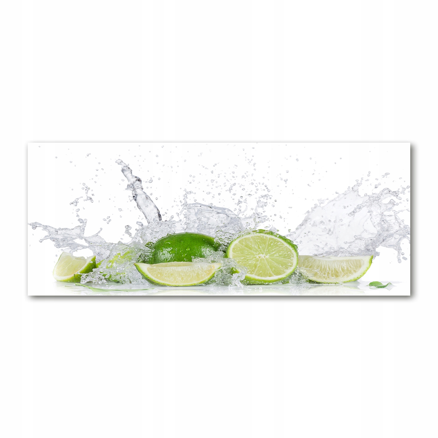 

Foto obraz akryl zdjęcie Limonki i woda 125x50 cm