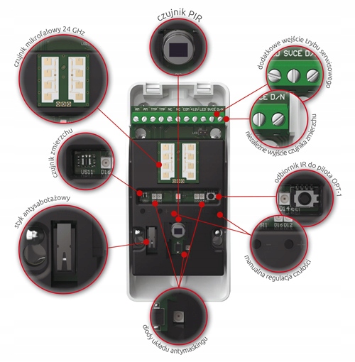 Satel Opál Pro Gy Duálna Senzorka Mikrofala+pir Nová