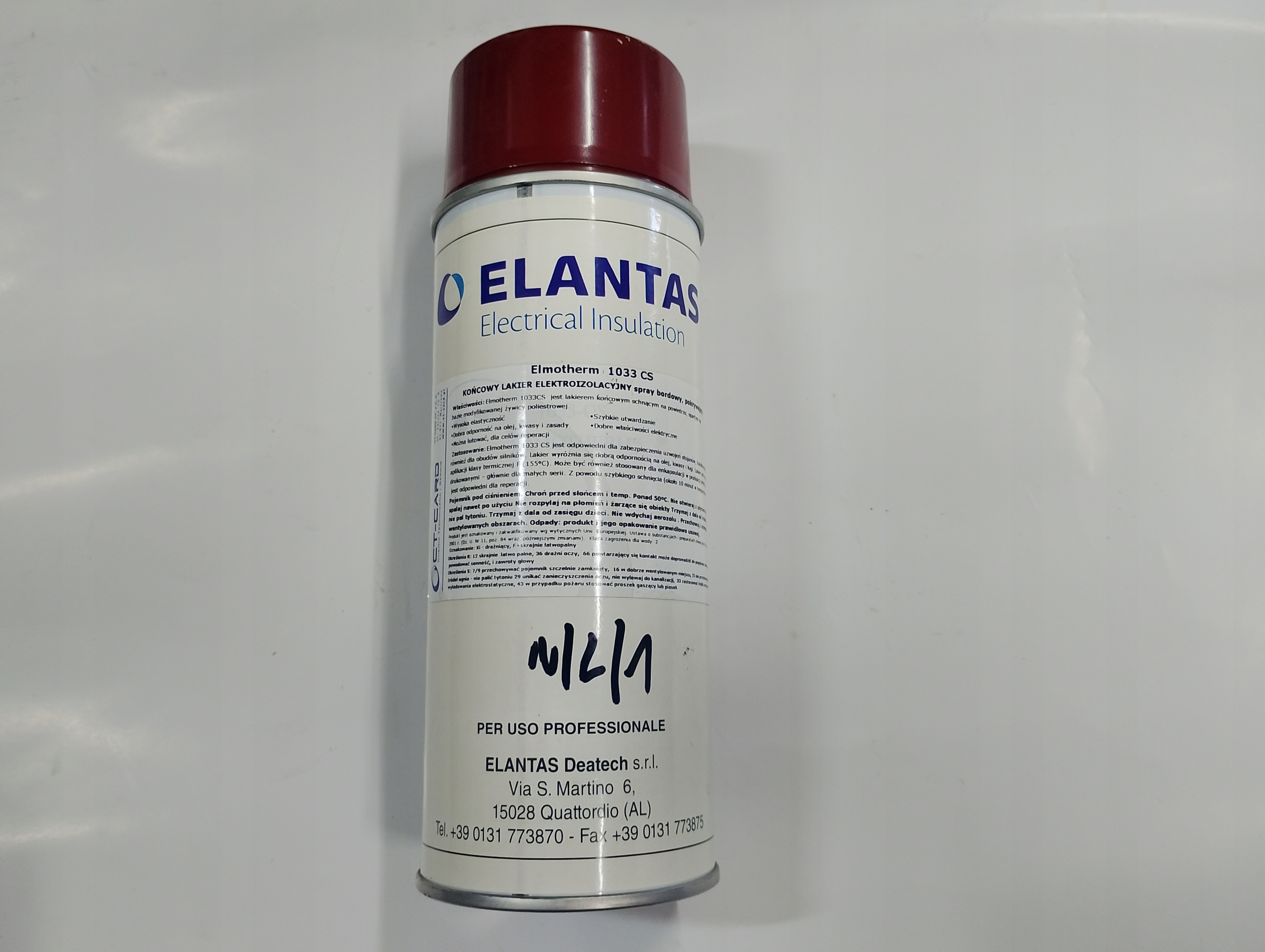 Elmotherm 1033CS spray elektroizolacyjny lakier