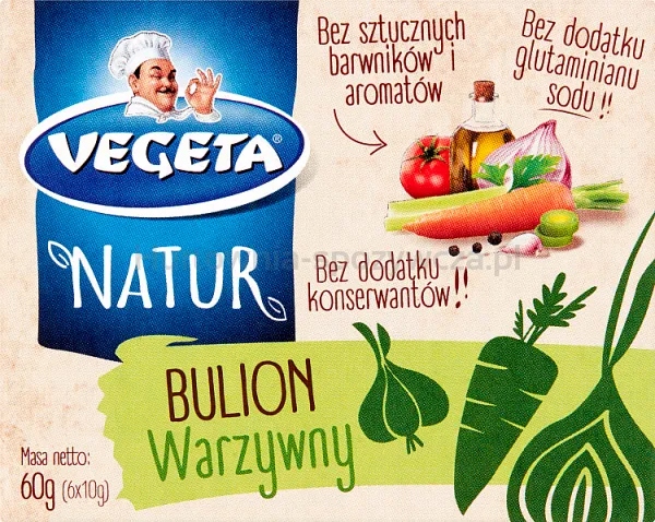 Podravka Vegeta Natur Zeleninový vývar 60 g