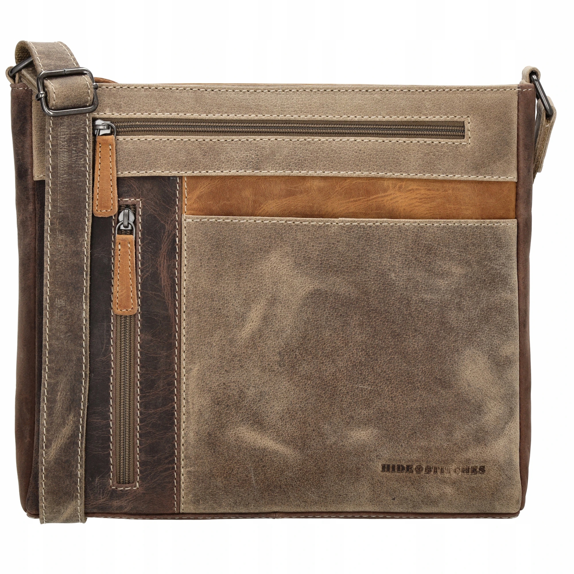 Kožená kabelka přes rameno Himalaya Hide & Stitches hnědá
