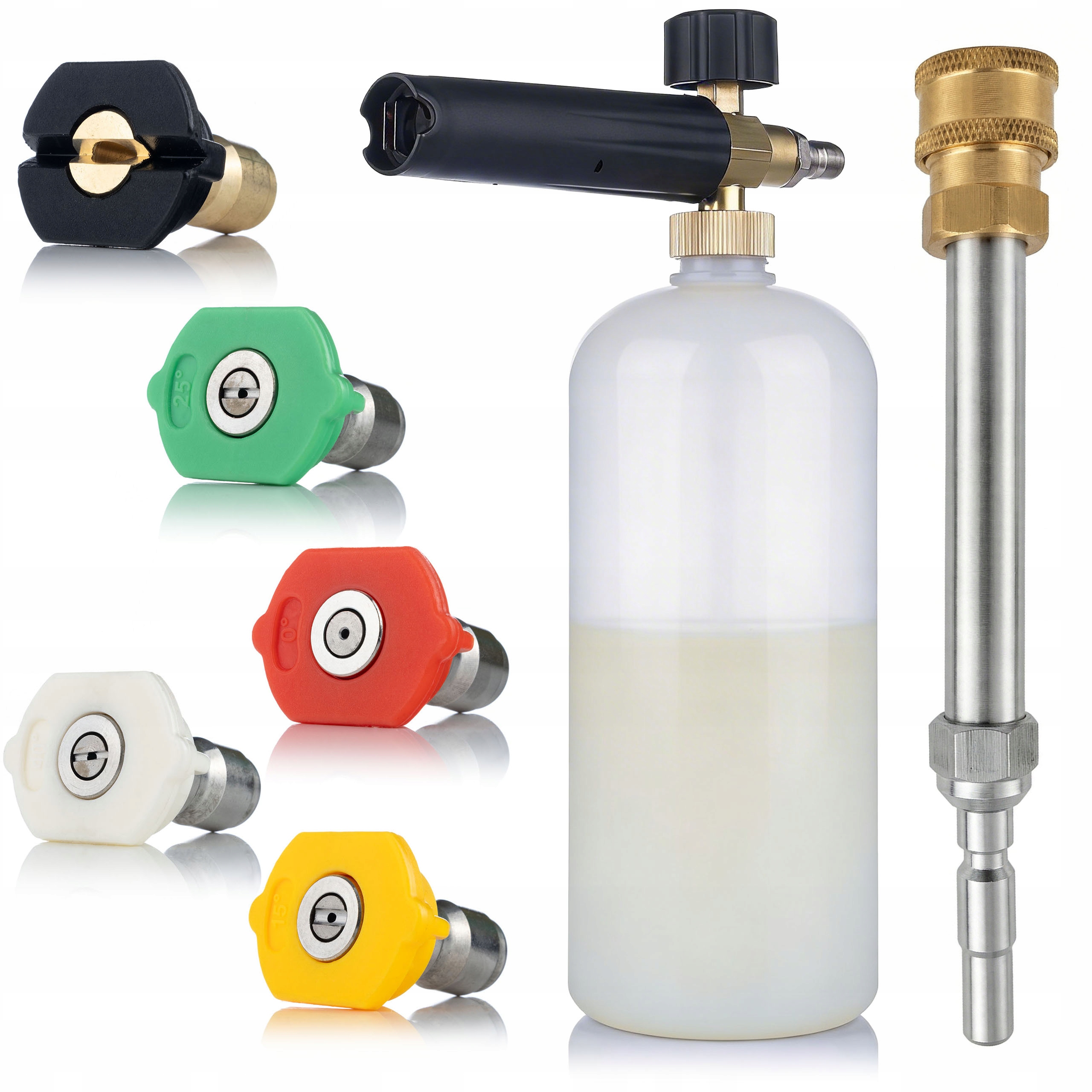 Pěnovačka 1L Lanka 5 Trysek 1/4 Pro Myčky Kohoutků D10 K1050P 1050TS XA15 XA17