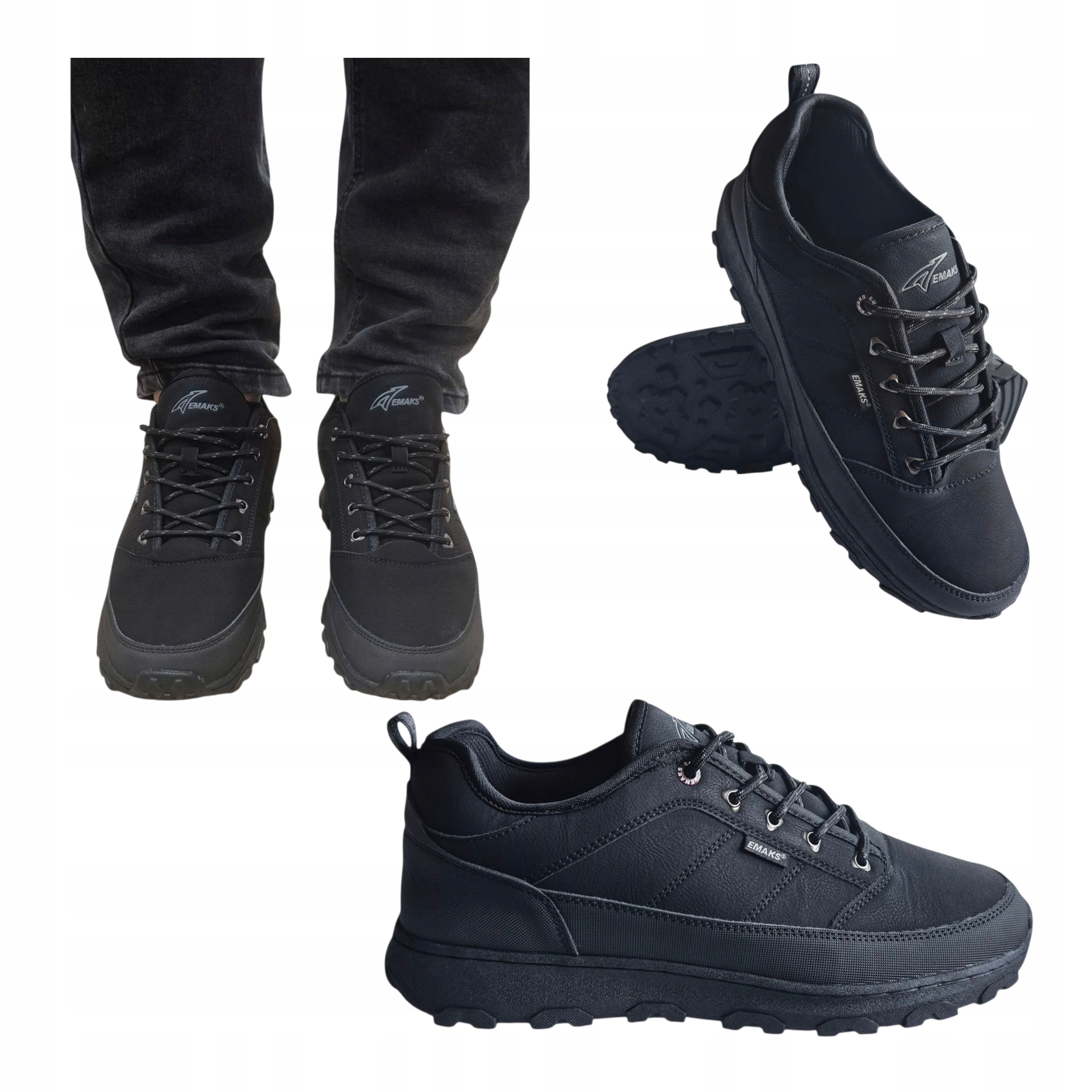 Pánské sportovní tenisky Adidas Trekkingové kožené semišové černé 43