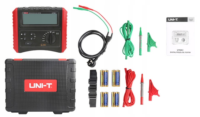 Digitálny prúdový tester ističov Rcd Elcb Uni-t UT586+