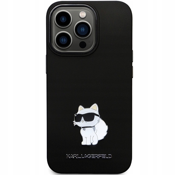Etui Karl Lagerfeld do iPhone 14 Pro, Slikonowa Obudowa, Smukła, Case Cover