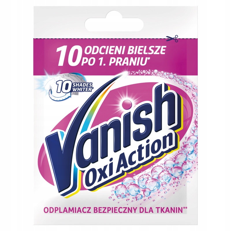 

Vanish Odplamiacz Saszetka 30g Cold Oxi Action Bia