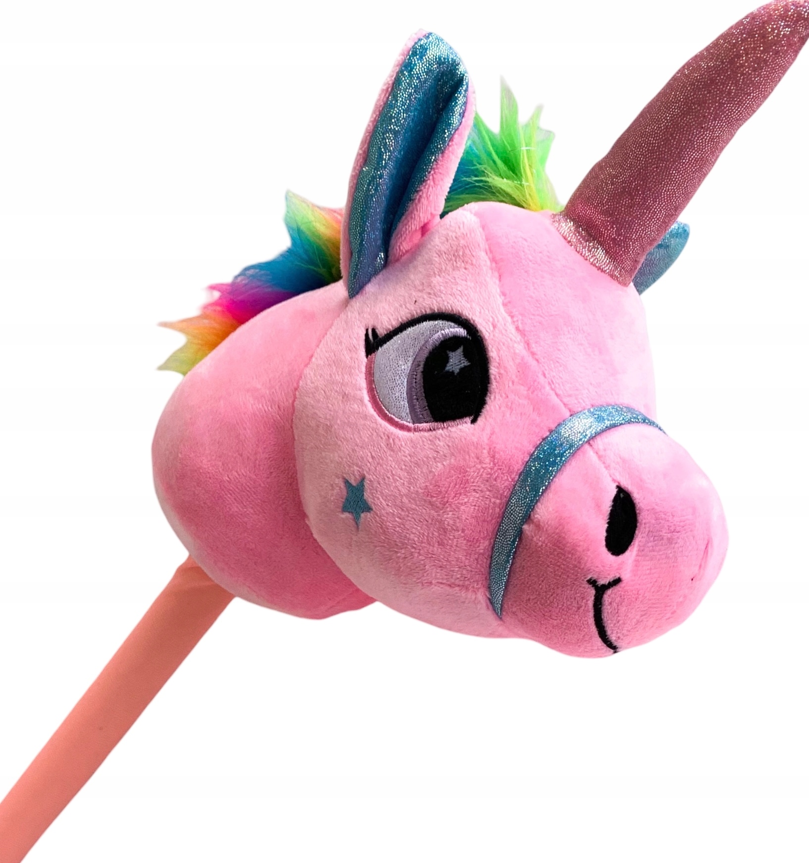 

Głowa konia na kiju kijku hobby Horse jednorożec