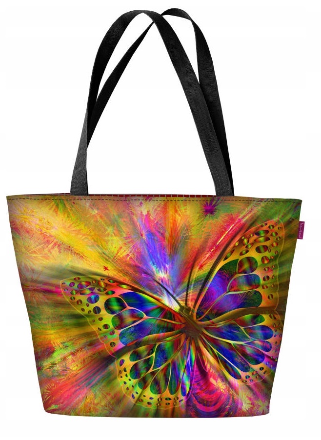 

Torebka damska shopper Duża wzór Holi Butterfly