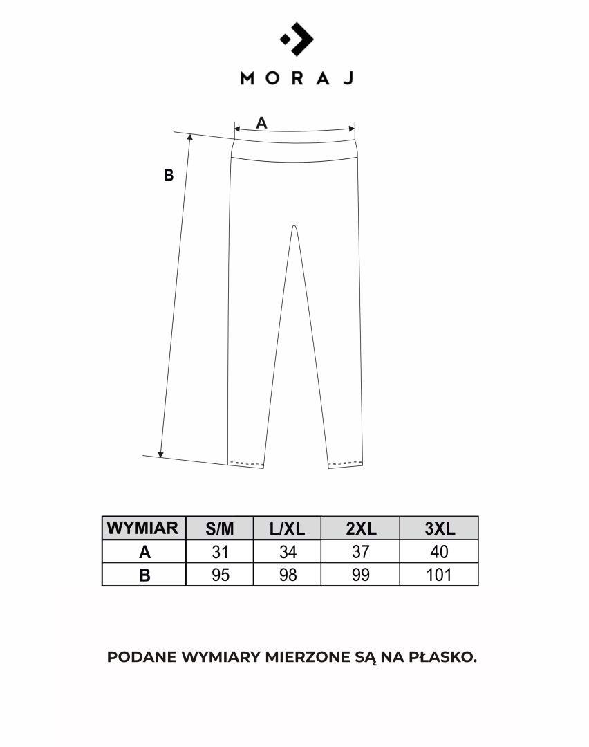 DAMSKIE LEGGINSY Z WYSOKIM STANEM FIT GETRY DOPASOWANE A'LA JEANS MORAJ S/M Płeć kobieta